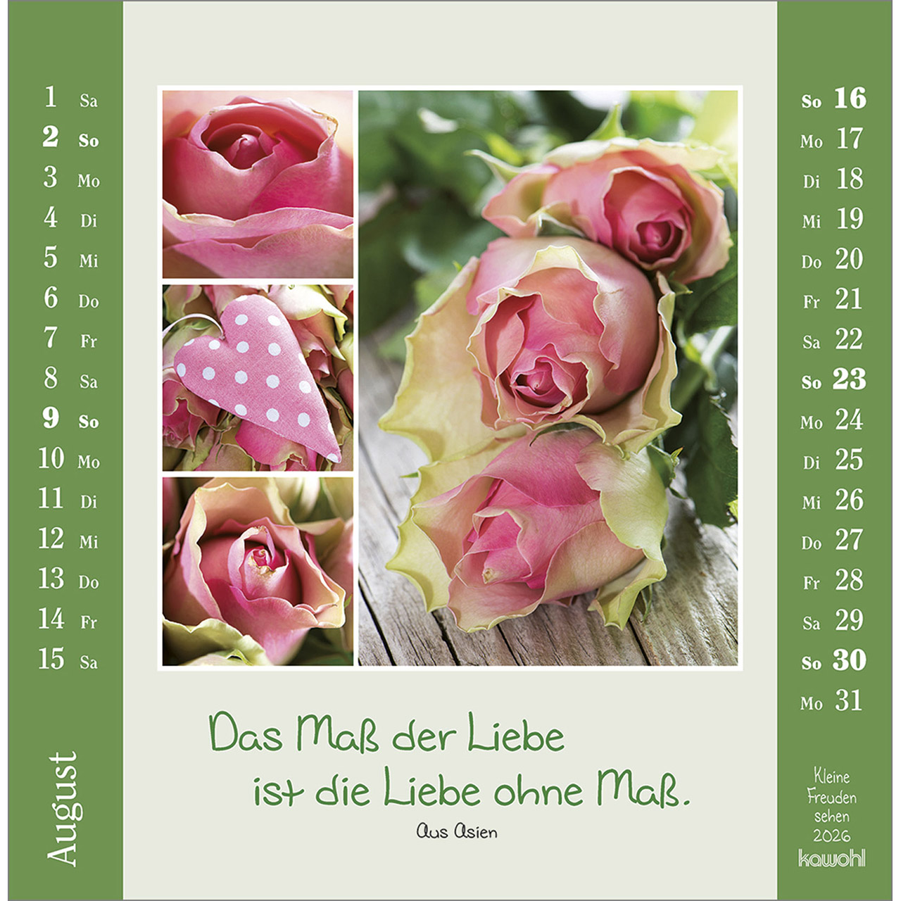 Postkartenkalender - Kleine Freuden sehen 2026