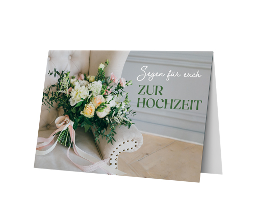 Faltkarte - Faltkarte 'Hochzeit' - Blumen