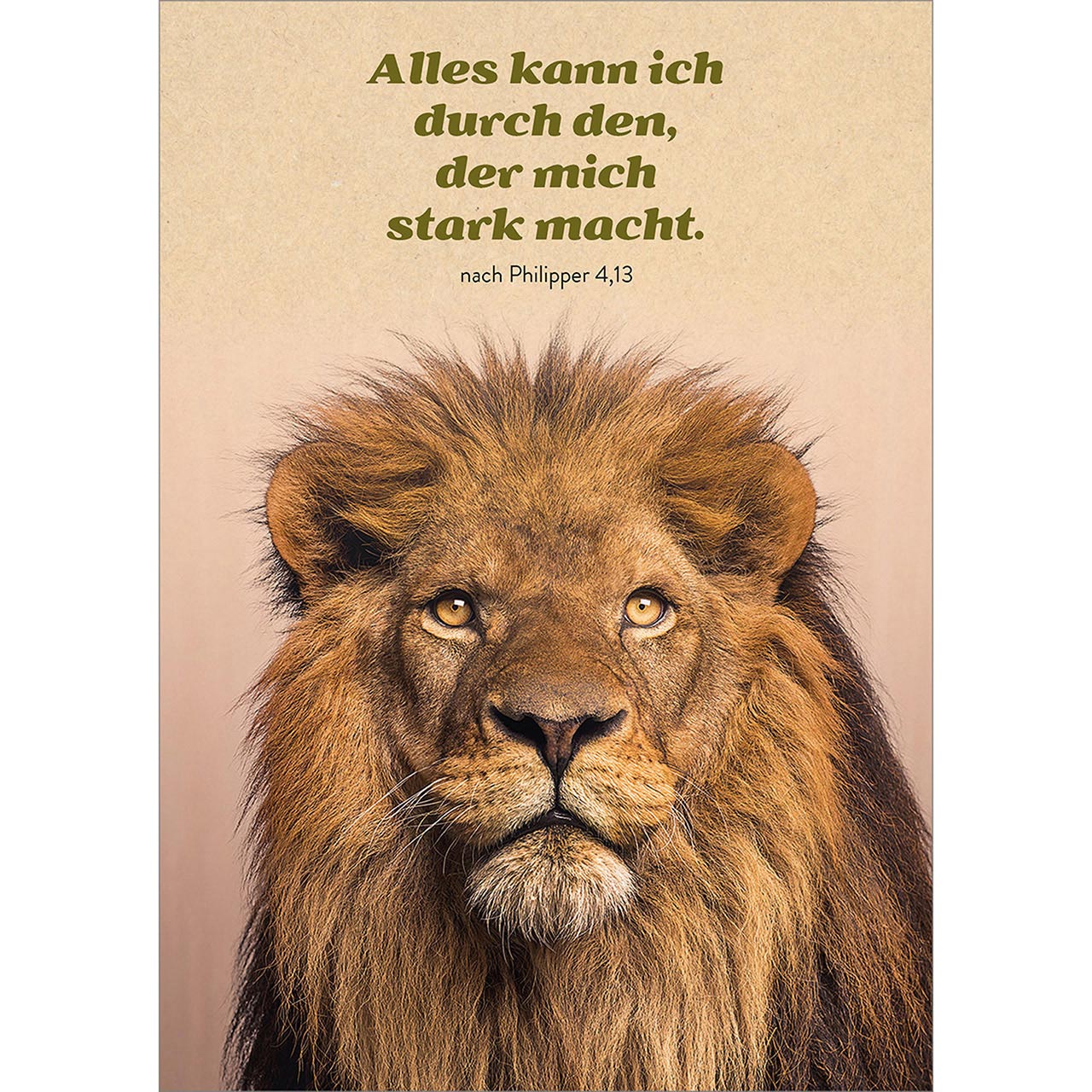 Alles kann ich durch den, der mich stark macht.