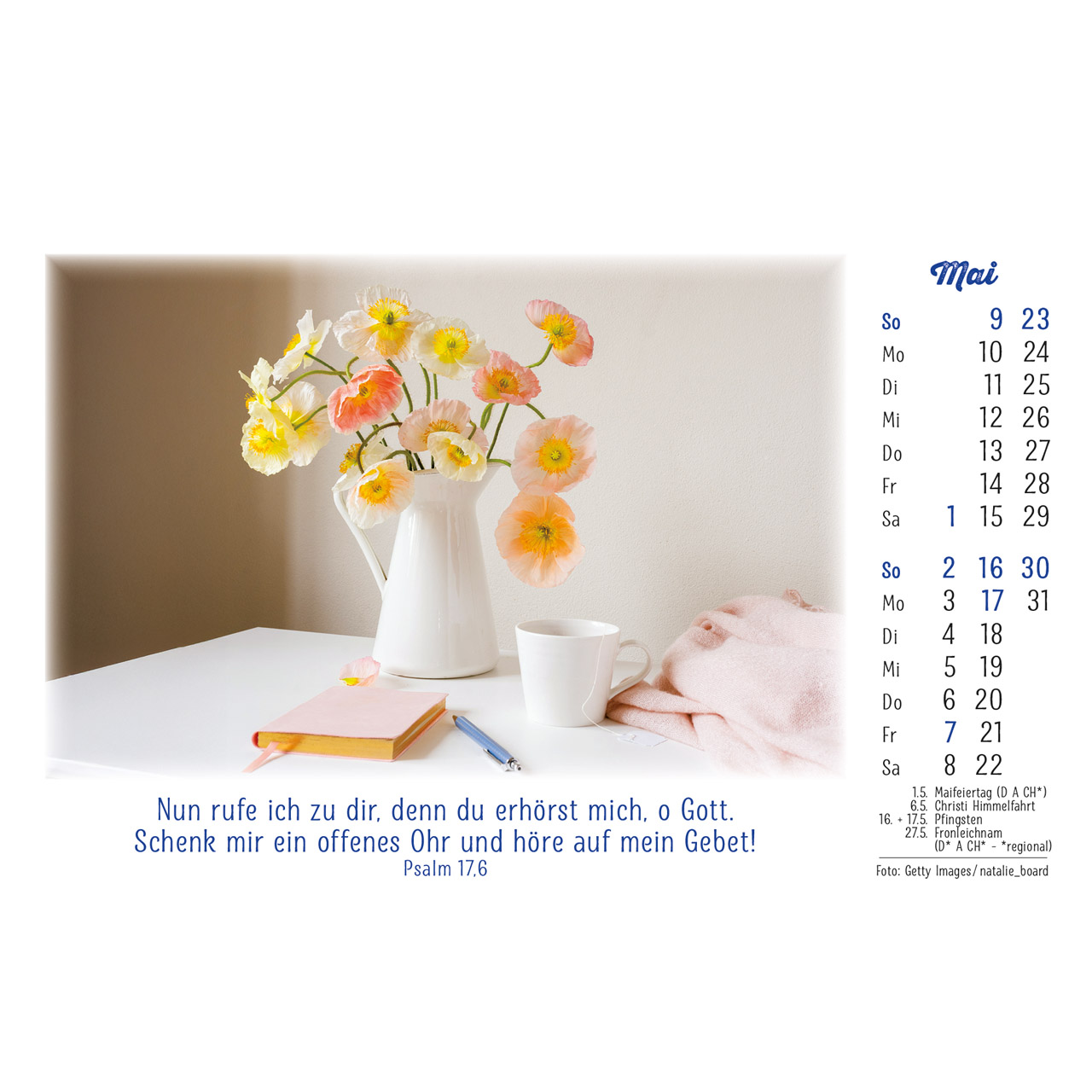 Aufstellkalender - Die Freude geht mit uns 2027