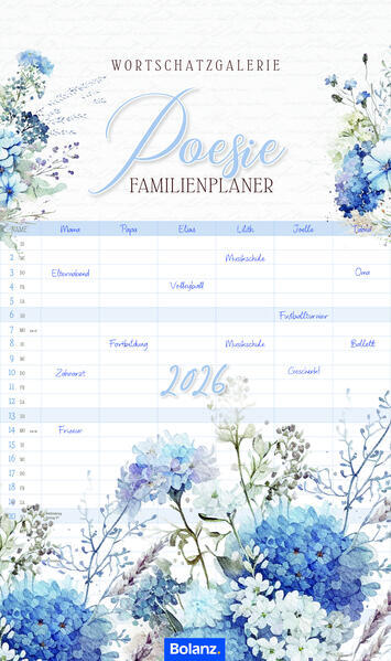 Poesie Familienplaner 2026