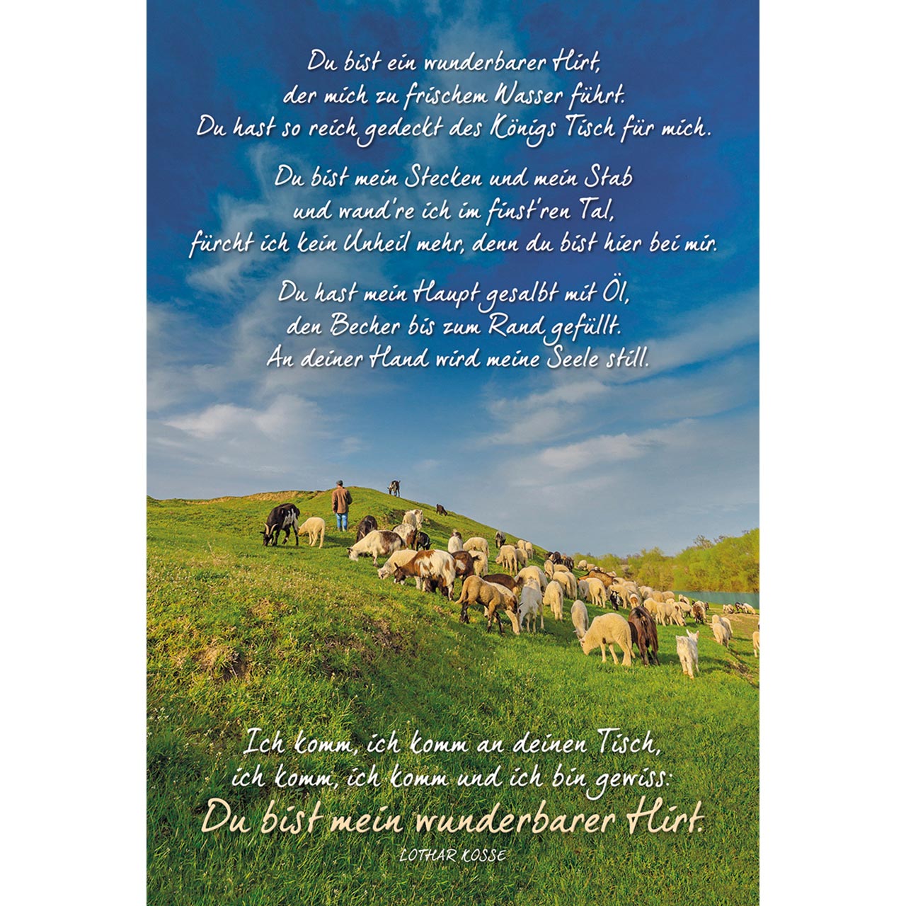 Du bist ein wunderbarer Hirt