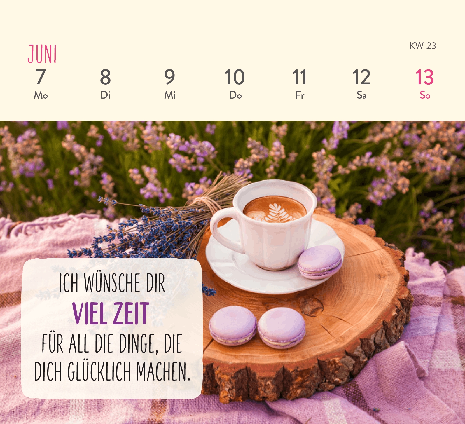 Aufstellkalender - Herzenswünsche für dich 2027
