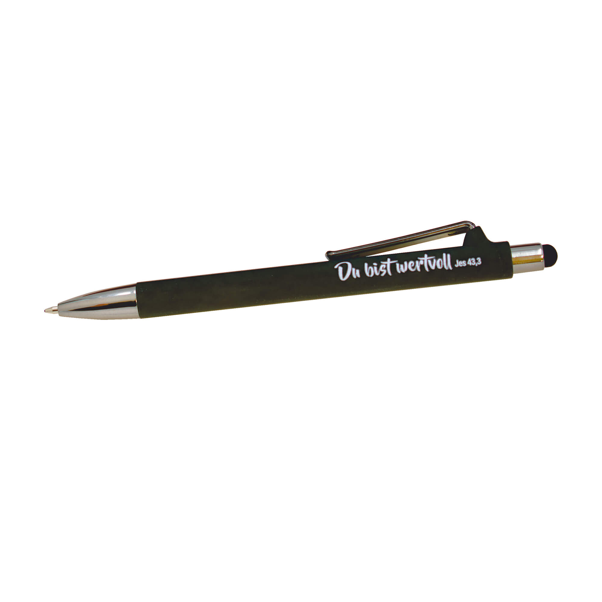 Kugelschreiber mit Touchpen, grau