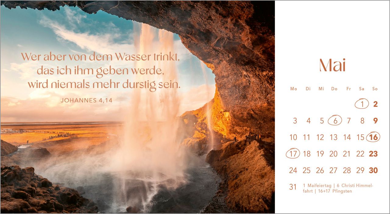 Postkartenkalender - Quelle des Lebens 2027