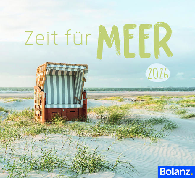 Aufstellkalender - Zeit für  Meer 2026 (Minikalender)