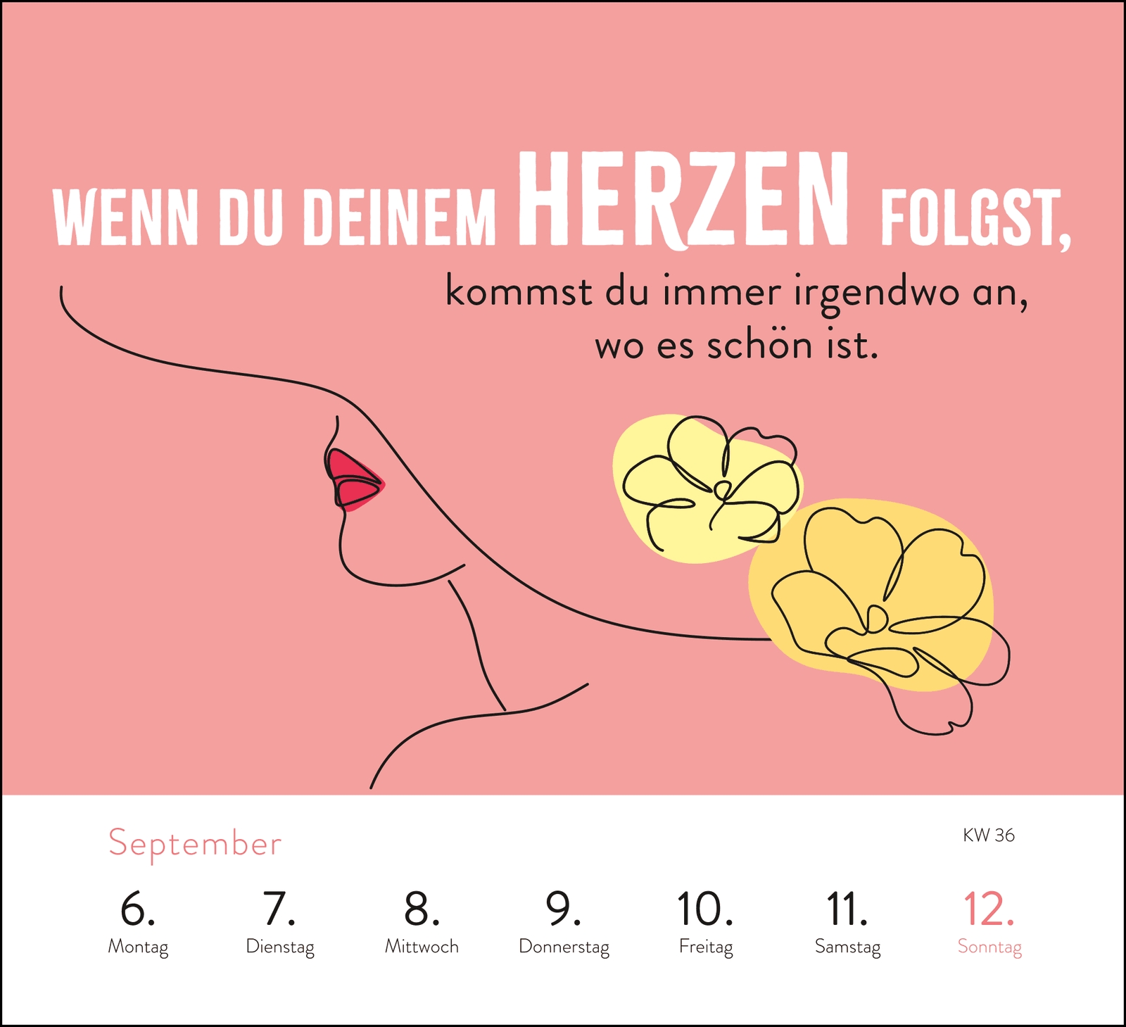 Aufstellkalender - Sei stark. Sei anders. Sei DU. 2027