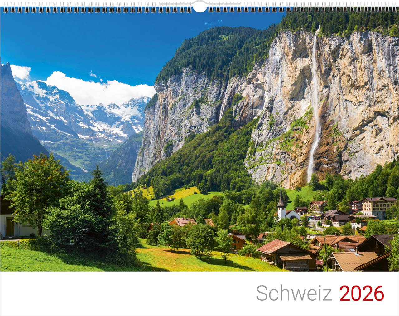 Wandkalender - Schweizer Bildkalender 2026 - Englisch
