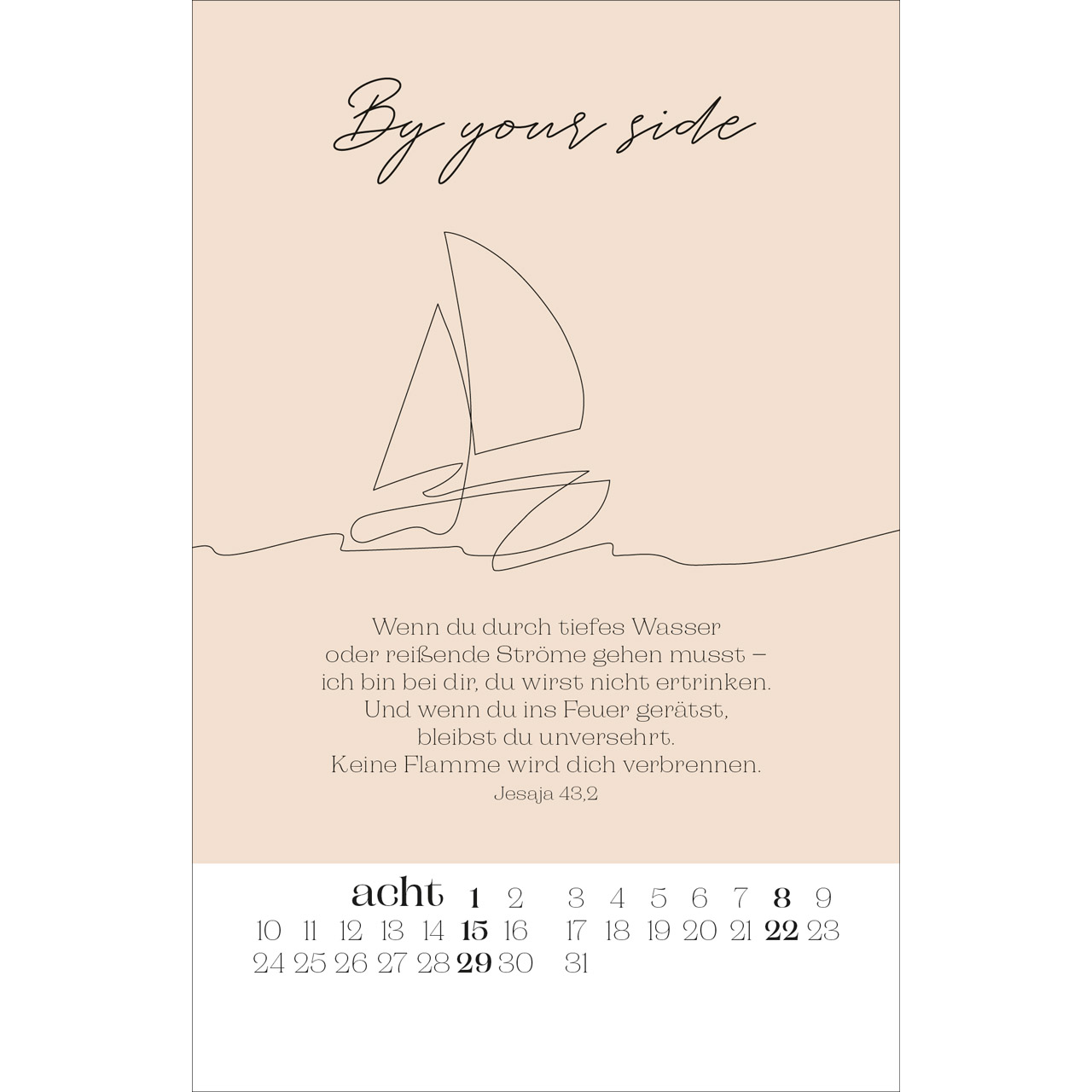 Postkartenkalender - Wonderfully made 2027