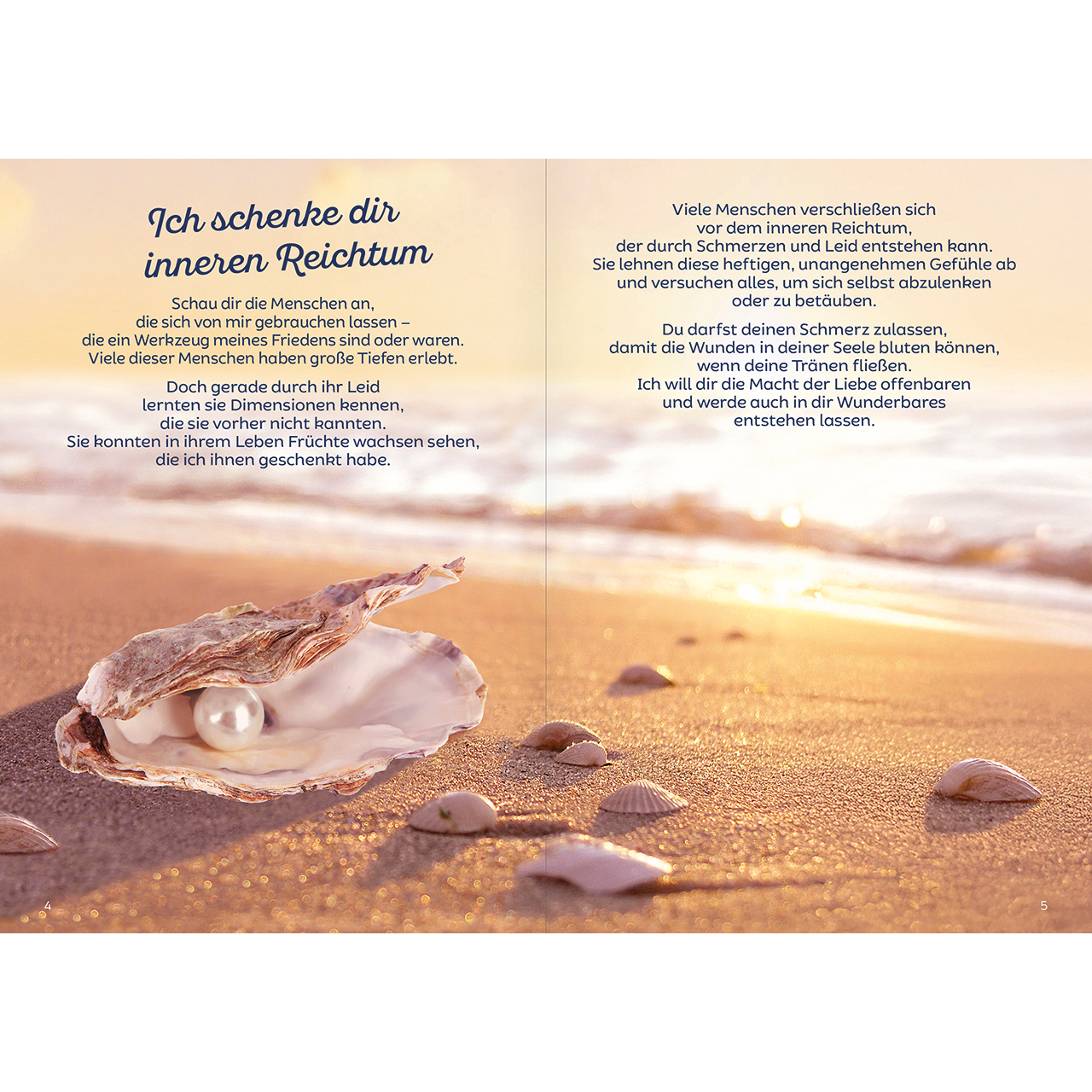 Grußheft - Ein himmlischer Liebesbrief - Hände Herz Sonnenuntergang Sonnenaufgang