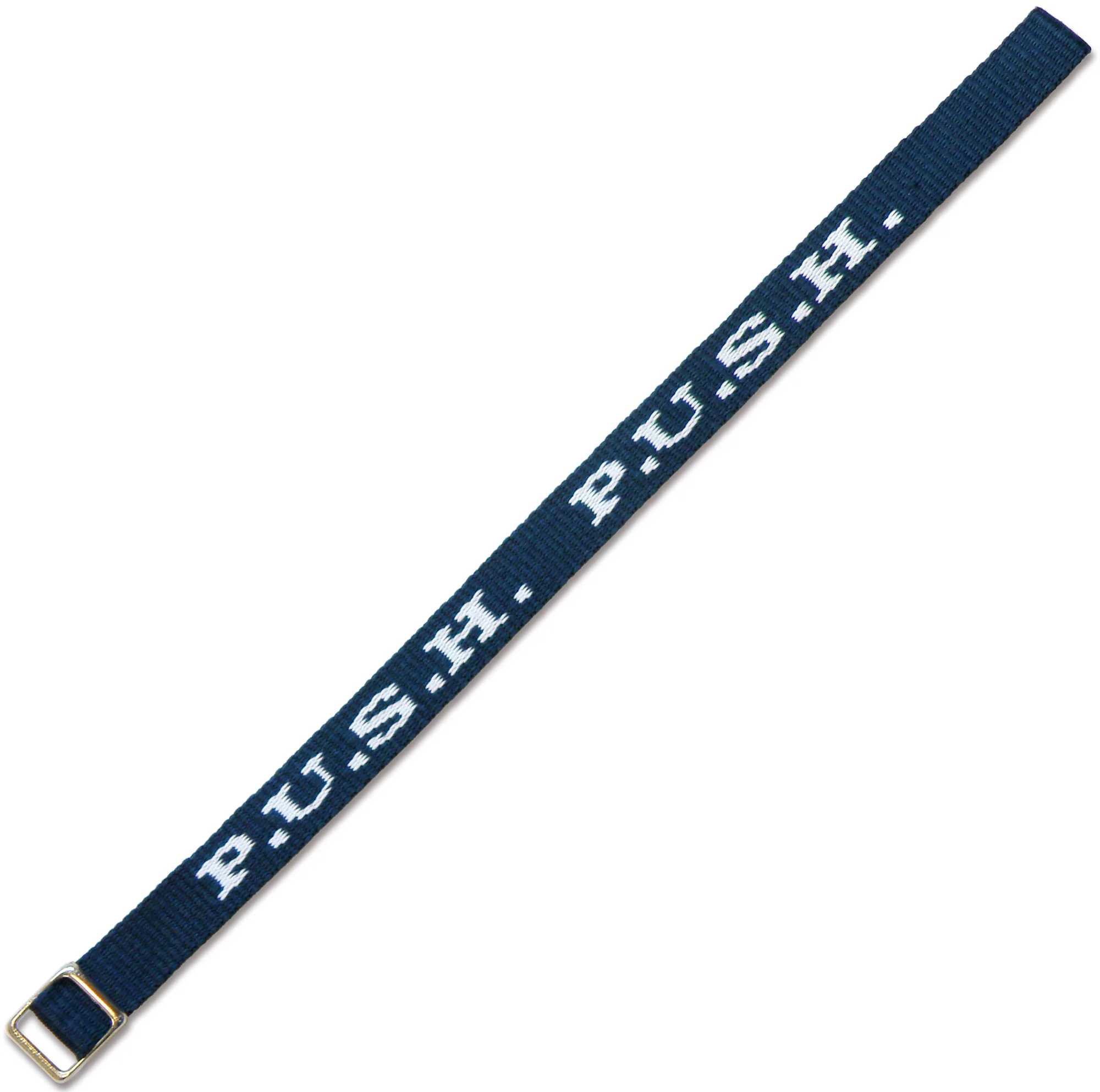 Armband - Armband 'P.U.S.H.' gewebt, dunkelblau