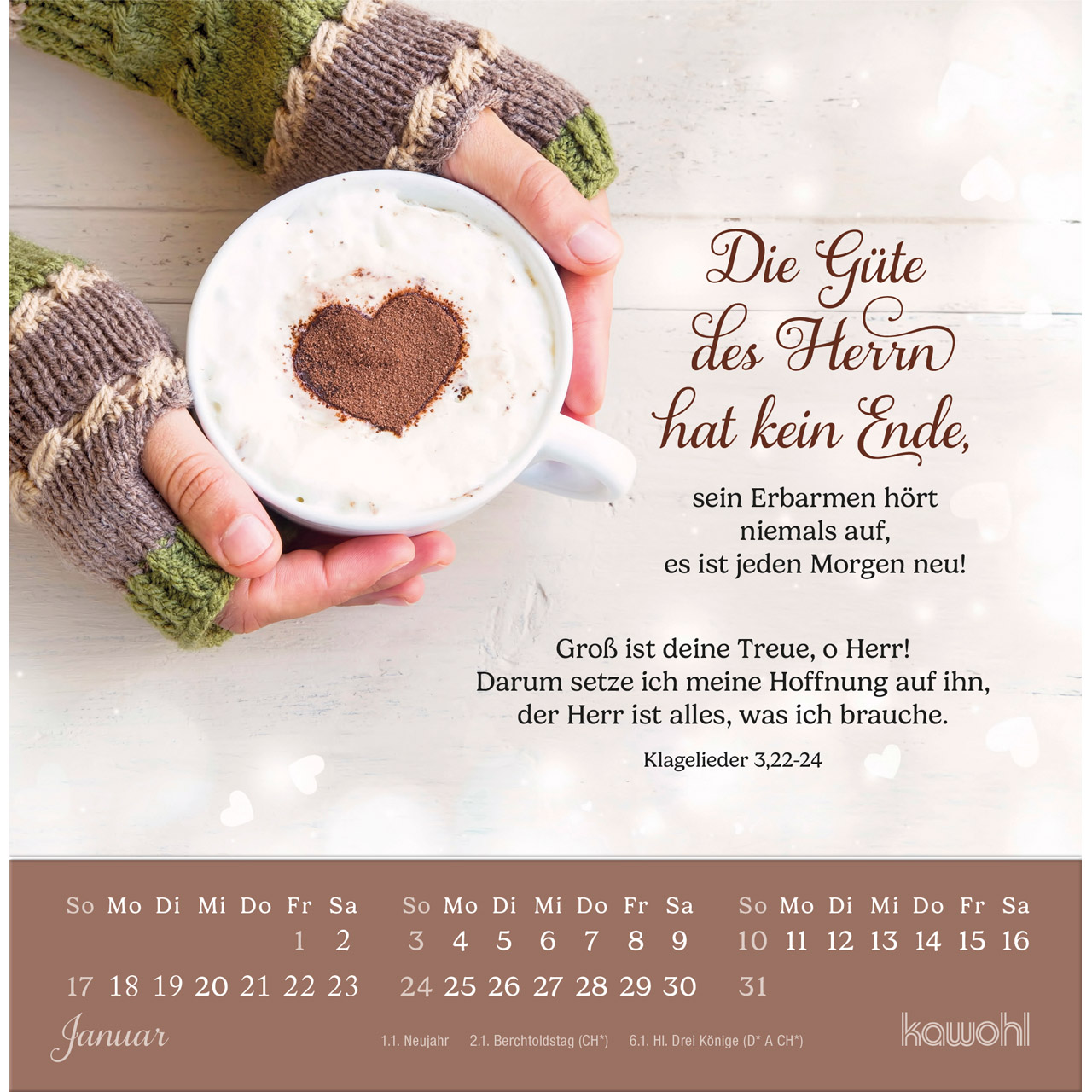 Postkartenkalender - Lieblingsworte für dich 2027