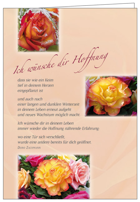 Ich wünsche dir Hoffnung