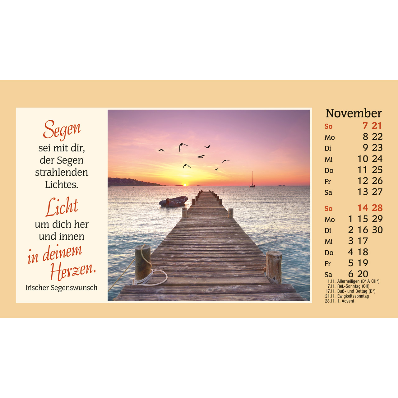 Aufstellkalender - Der kleine Begleiter 2027