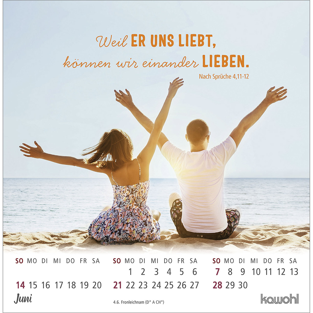 Postkartenkalender - Ankommen & leben 2026