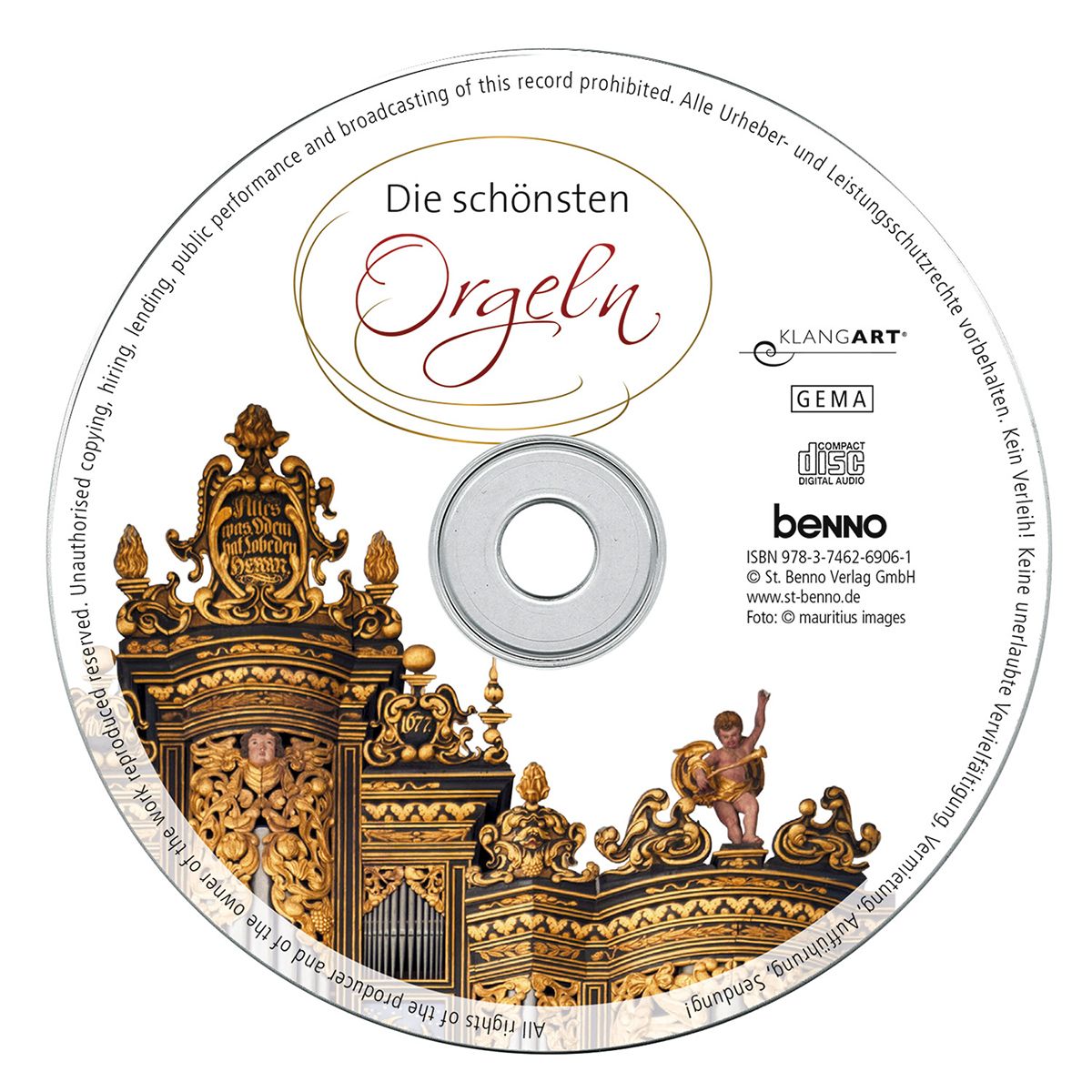 Wandkalender - Orgeln 2027