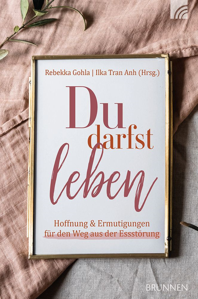 Buch - Du darfst leben - Buch Stoff Bilderrahmen