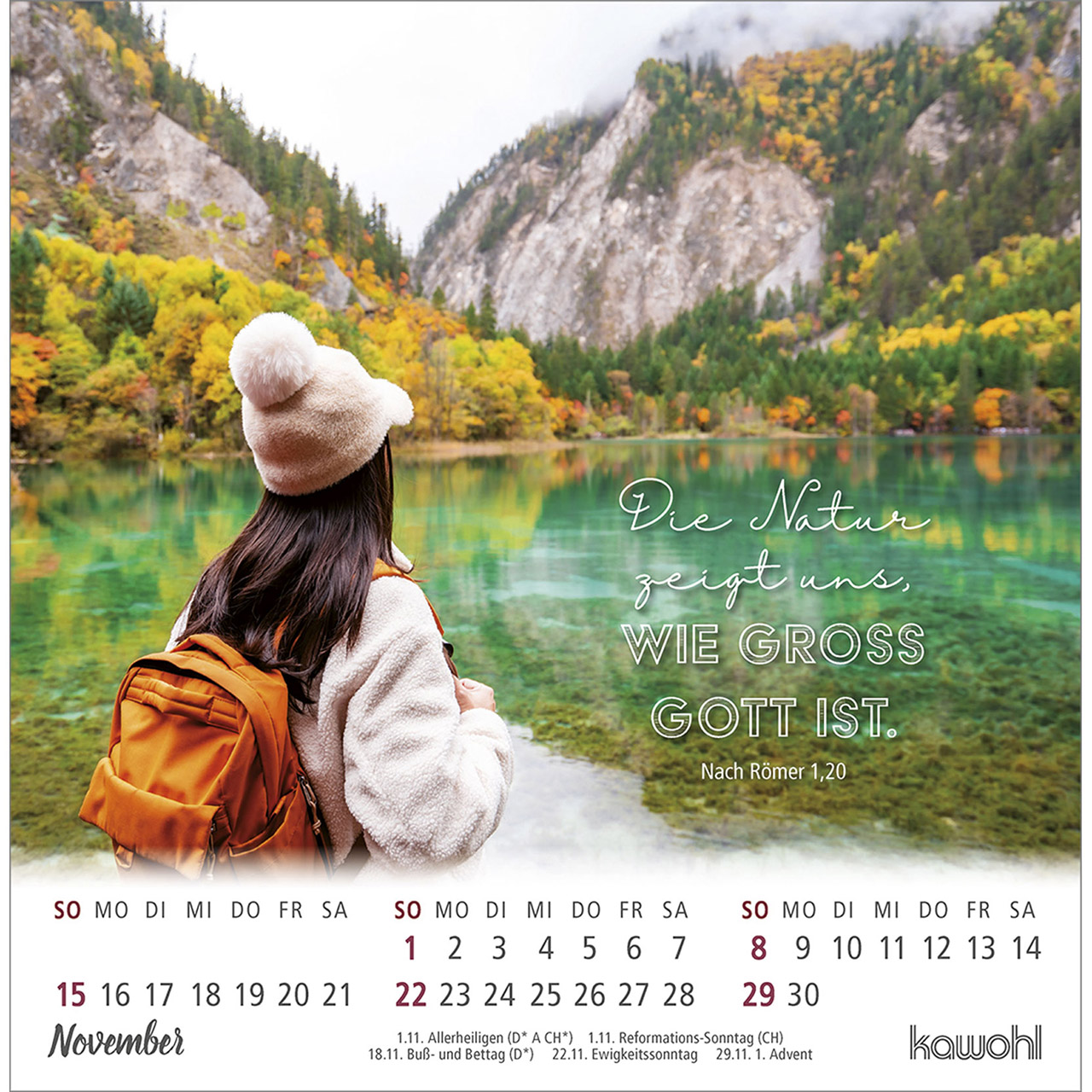 Postkartenkalender - Ankommen & leben 2026