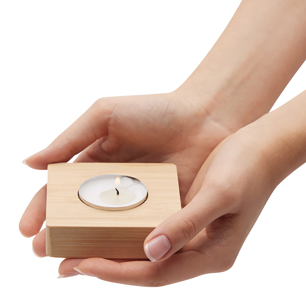 Segenswünsche zum Geburtstag - Kerze Kuchen Teelicht Gänseblümchen Gugelhupf