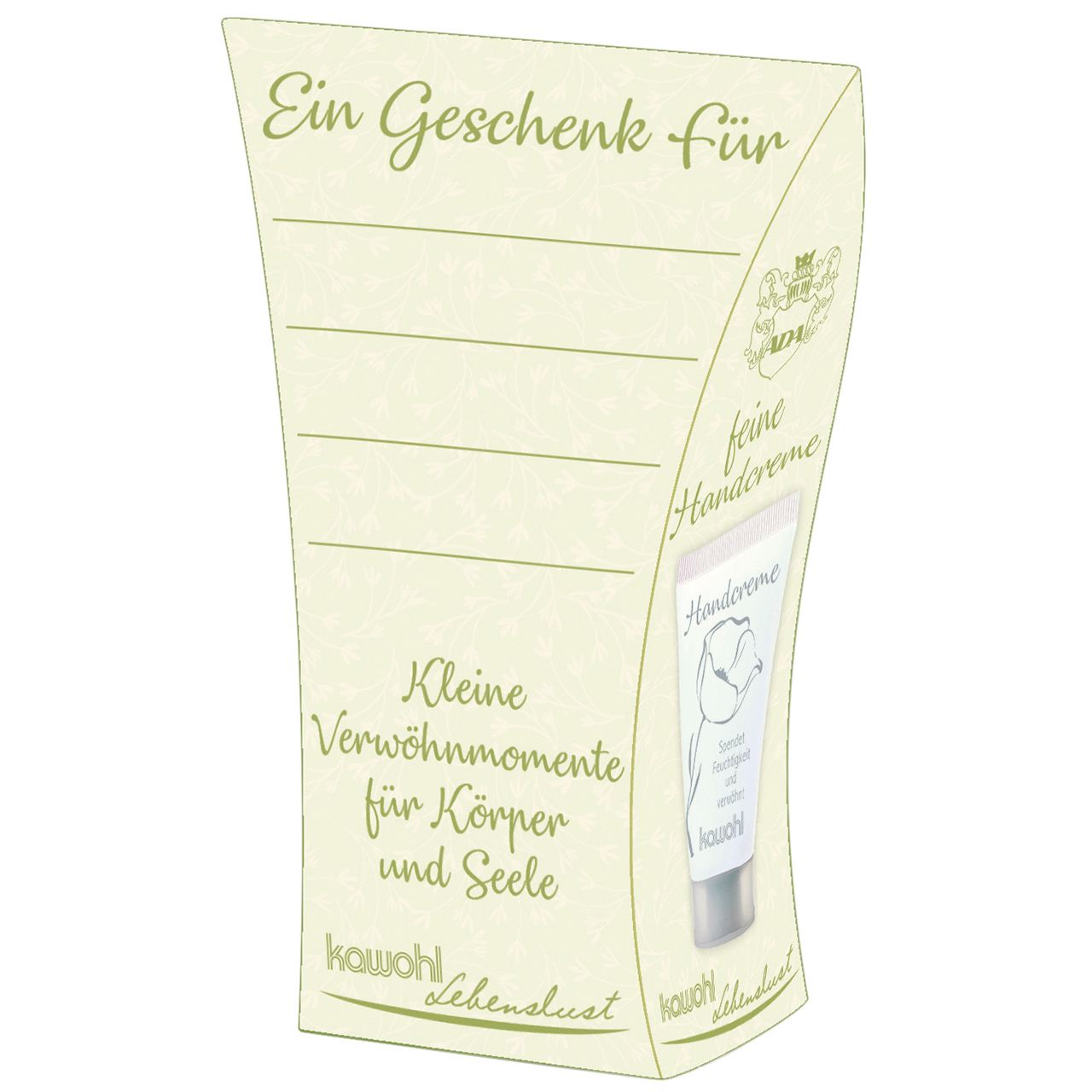 Handcreme - Vielen Dank - Blumen Grafik