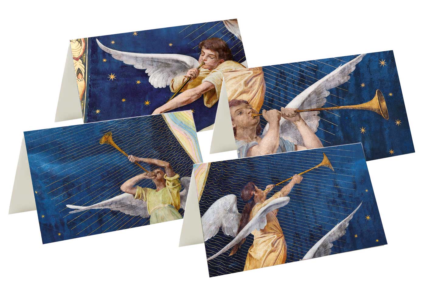 Faltkarte - Briefkarten-Set 8 Ex. 'Posaunenengel'