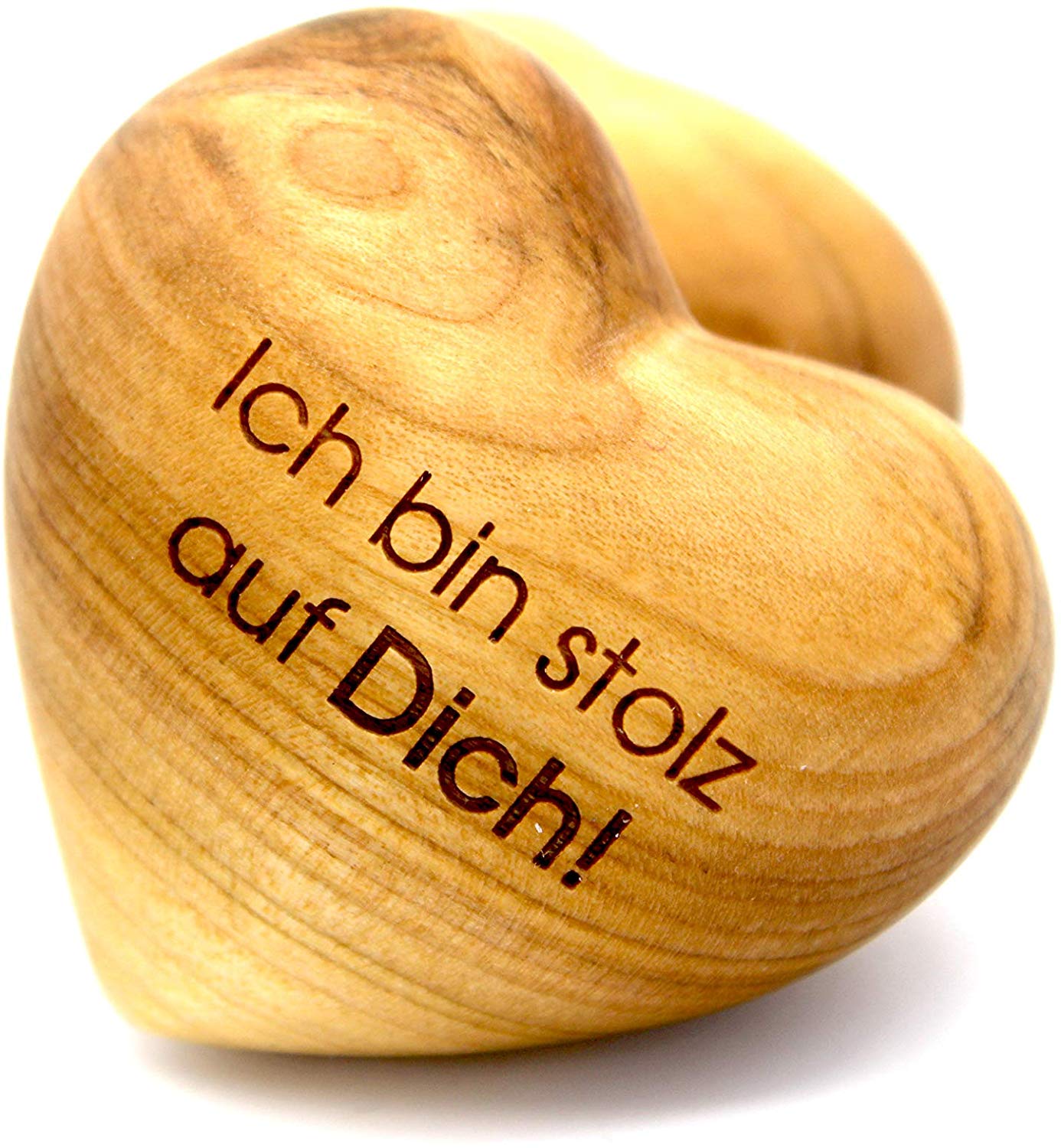 Holzherz 'Ich bin stolz auf dich'