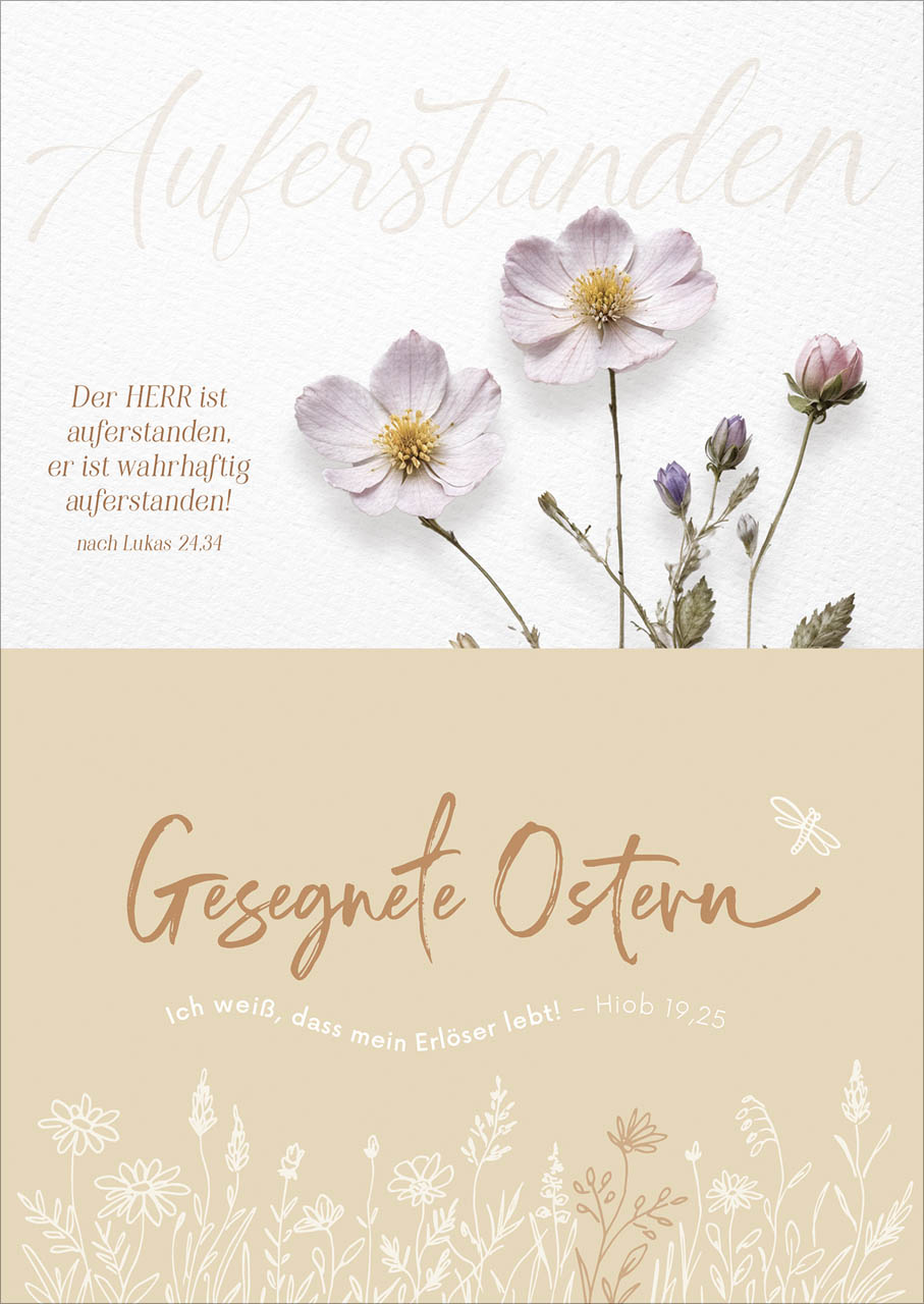 Karte - Minikarten zu Ostern