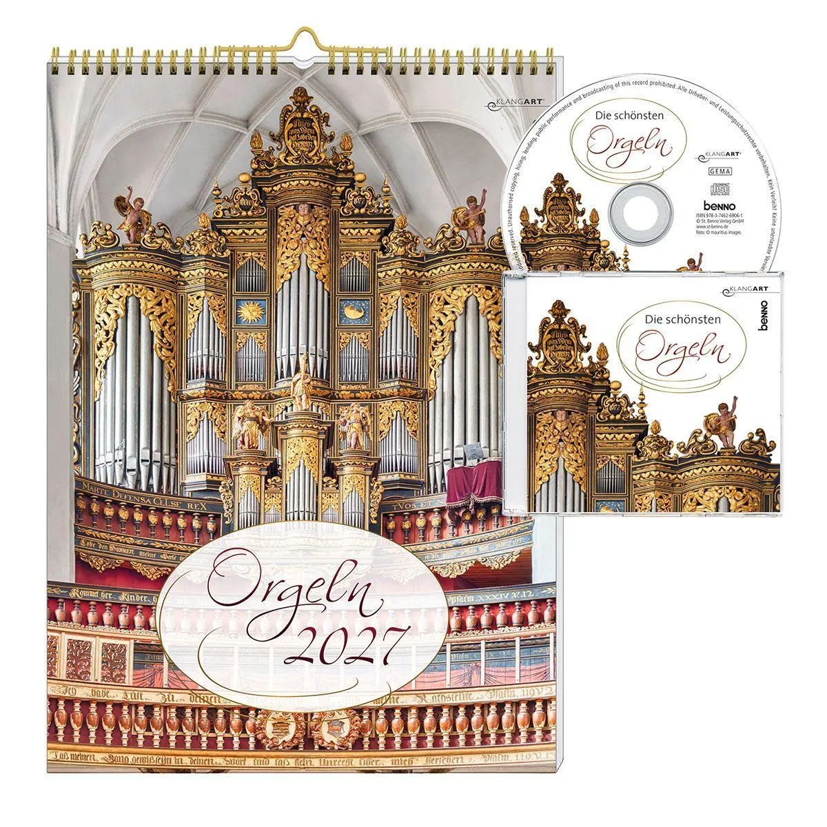 Wandkalender - Orgeln 2027