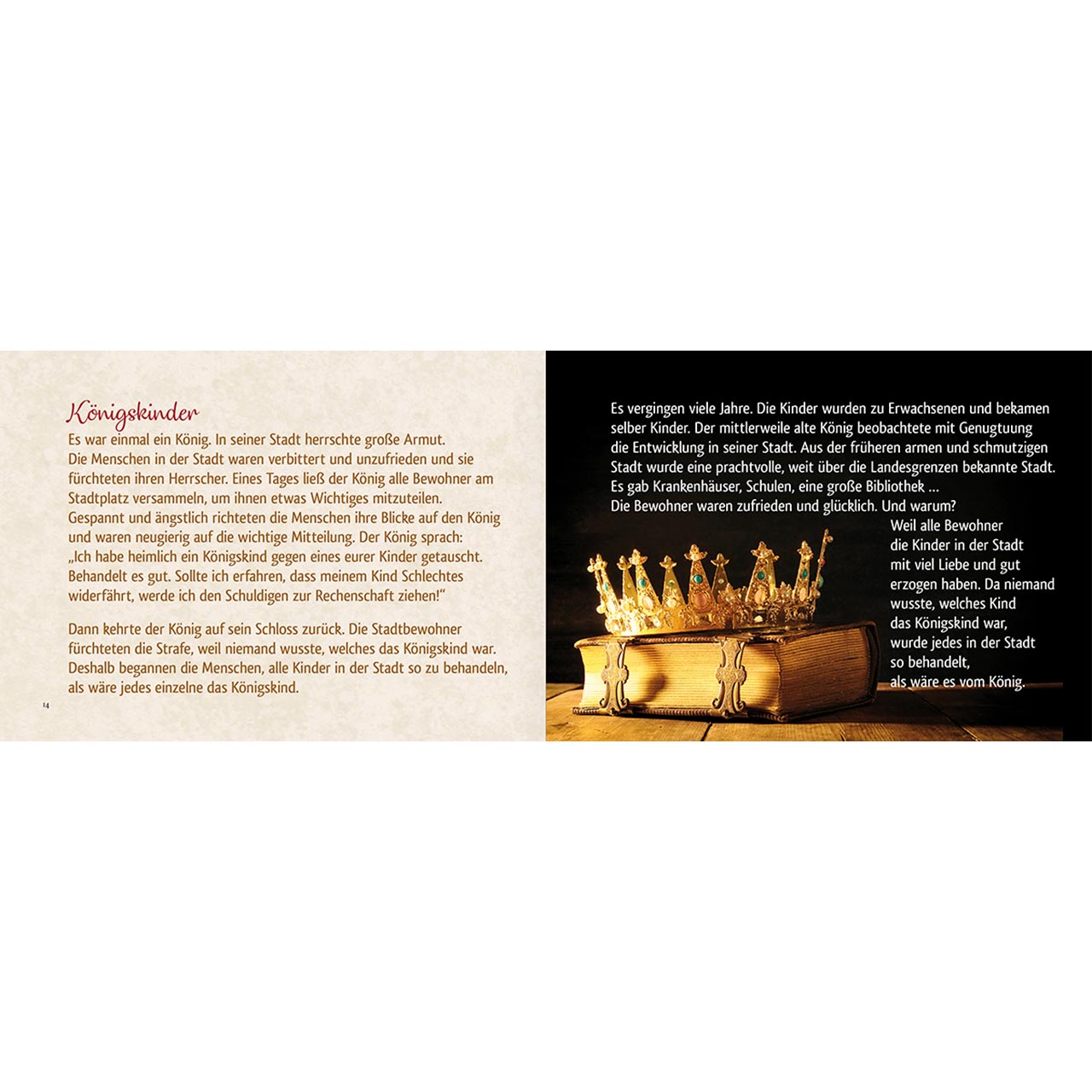 Geschenkbuch - Du bist ein geliebtes Königskind - Buch Krone
