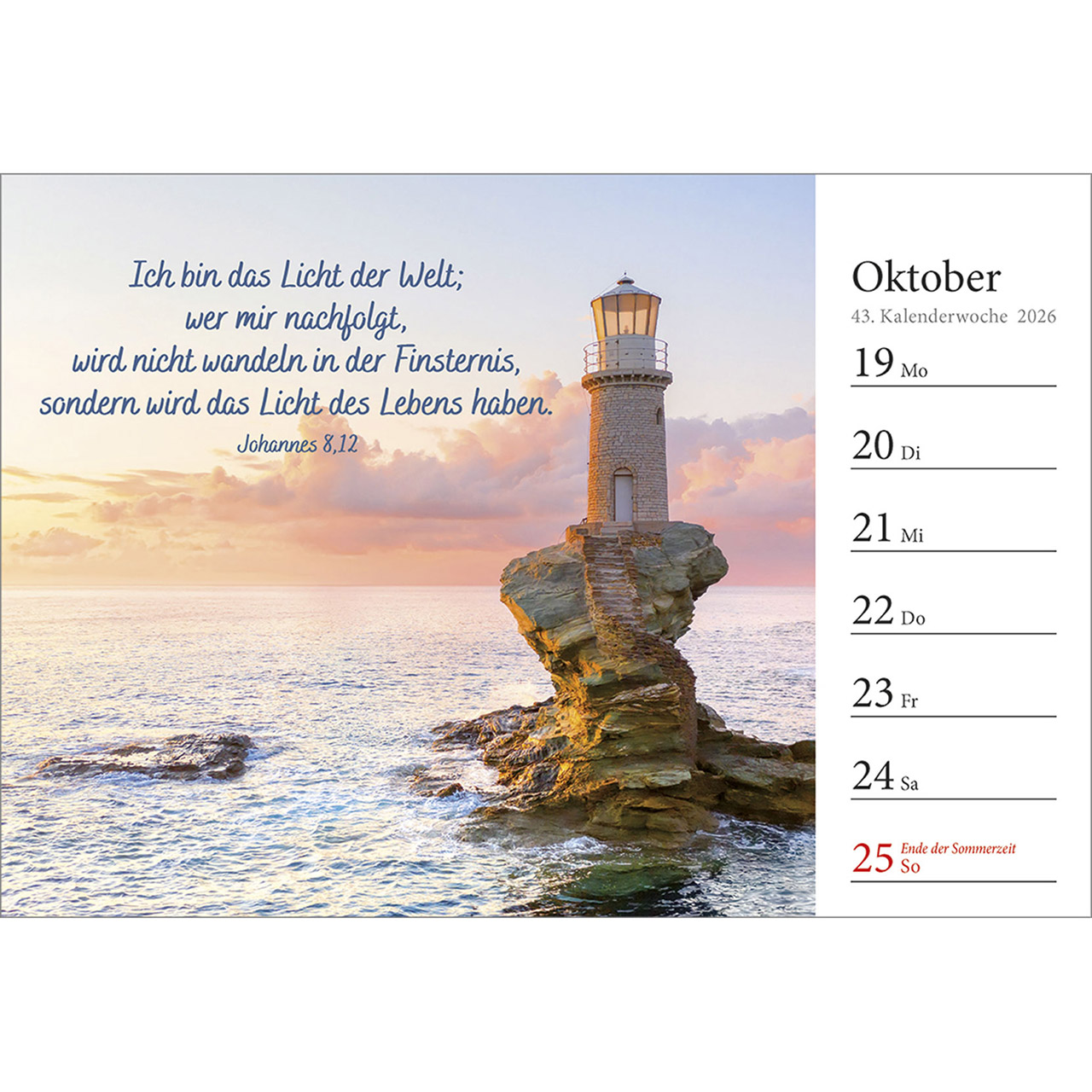 Tischkalender - In deine Hand stell ich den Tag 2026