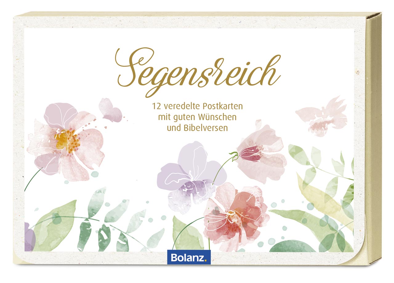 Karten-Box - Postkartenbox "Segensreich"