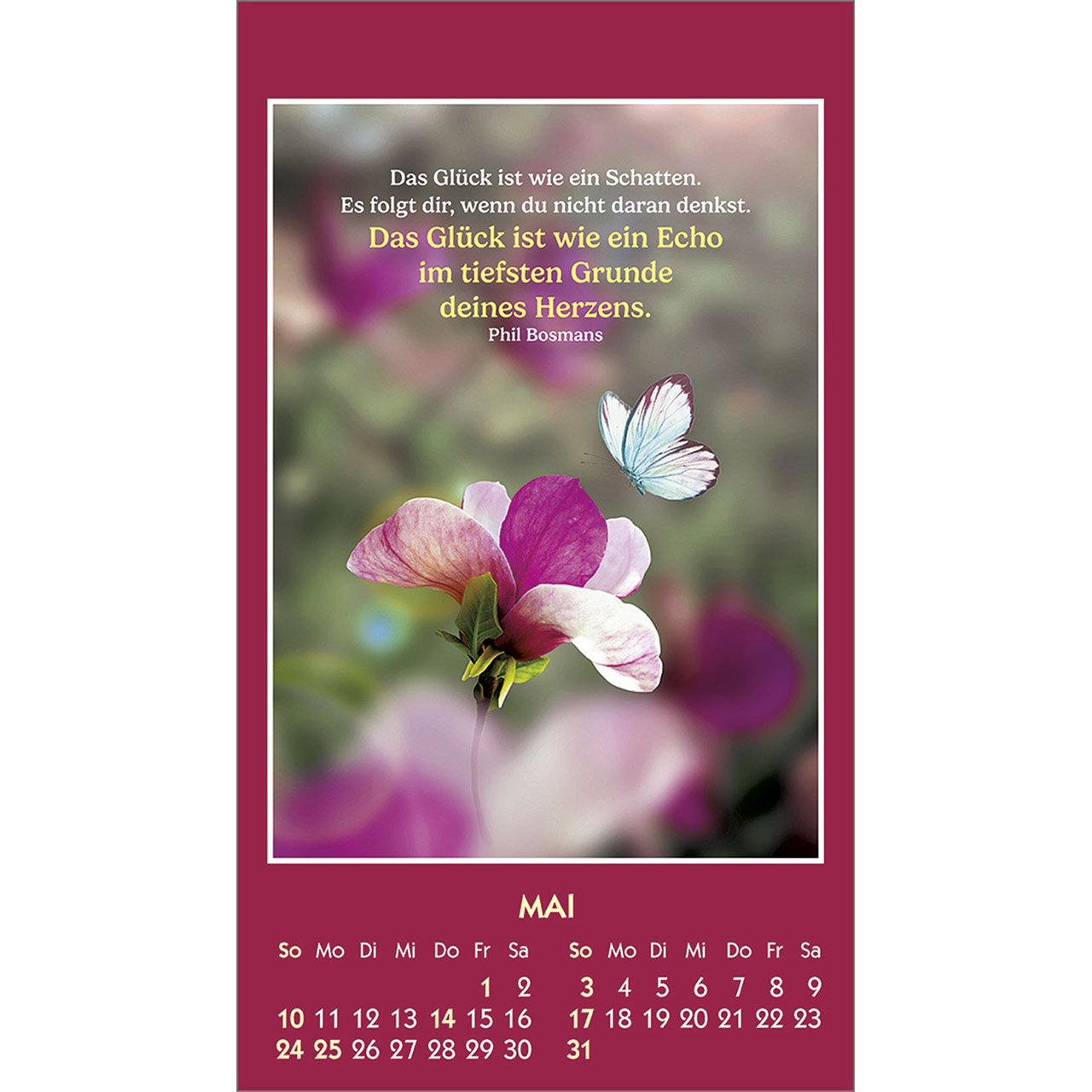 Aufkleberkalender - Gute Worte erhellen den Tag 2026