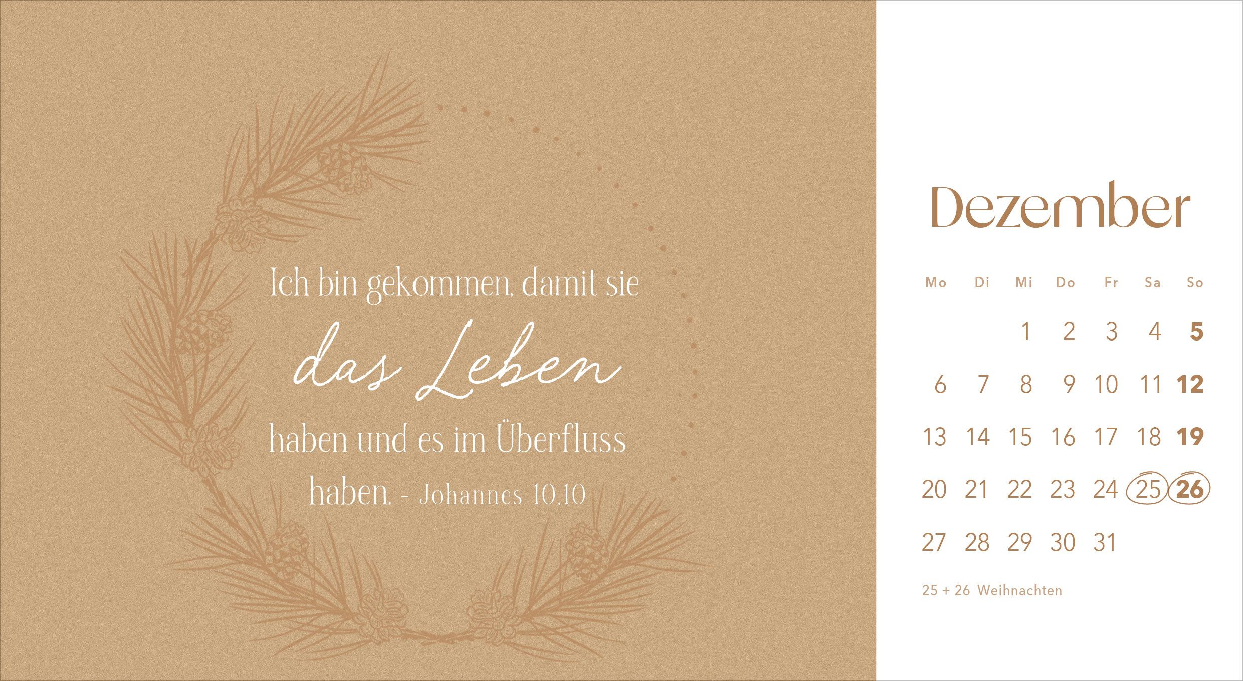 Tischkalender - Leben in seiner Gegenwart 2027