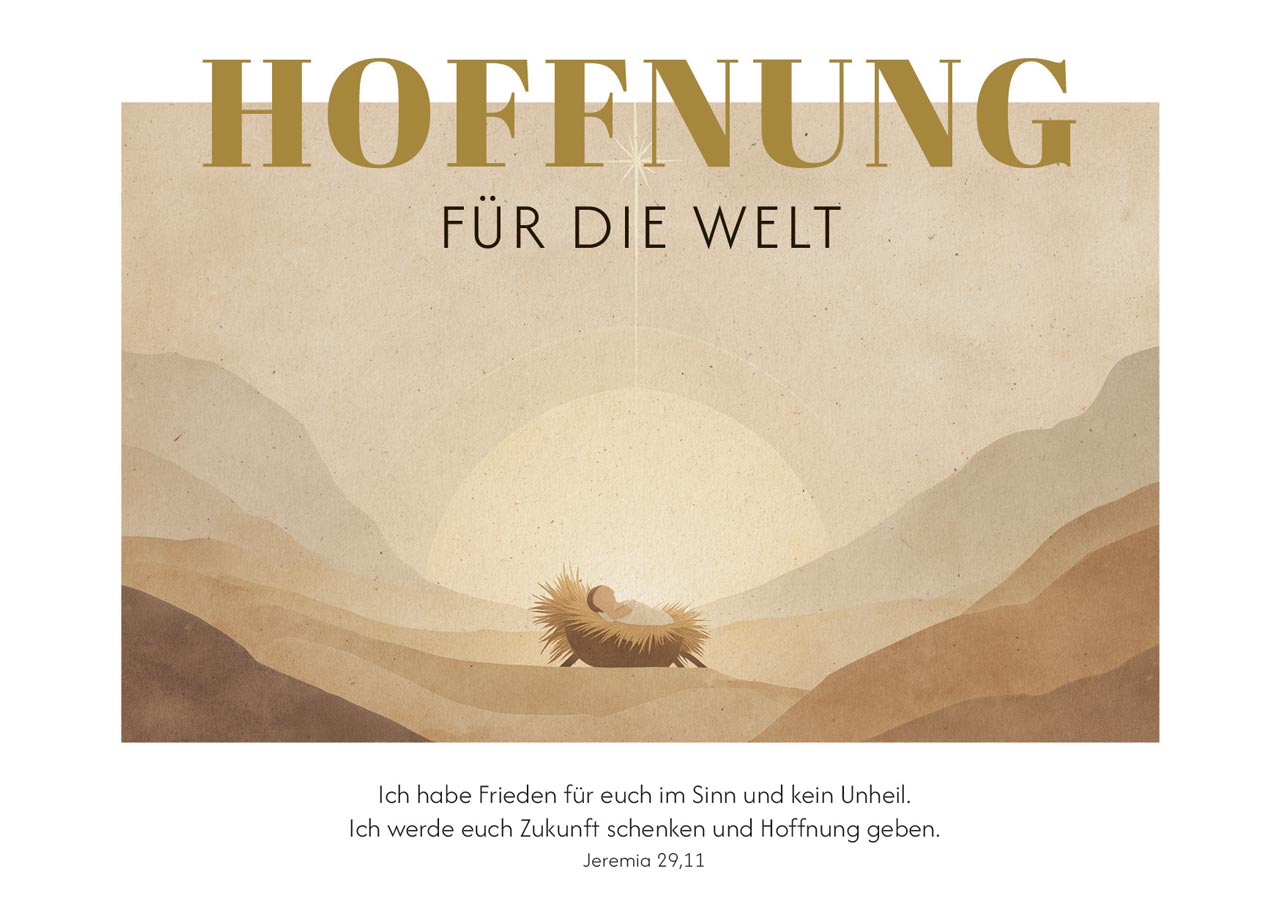 Karten-Box Papier - Der König kommt
