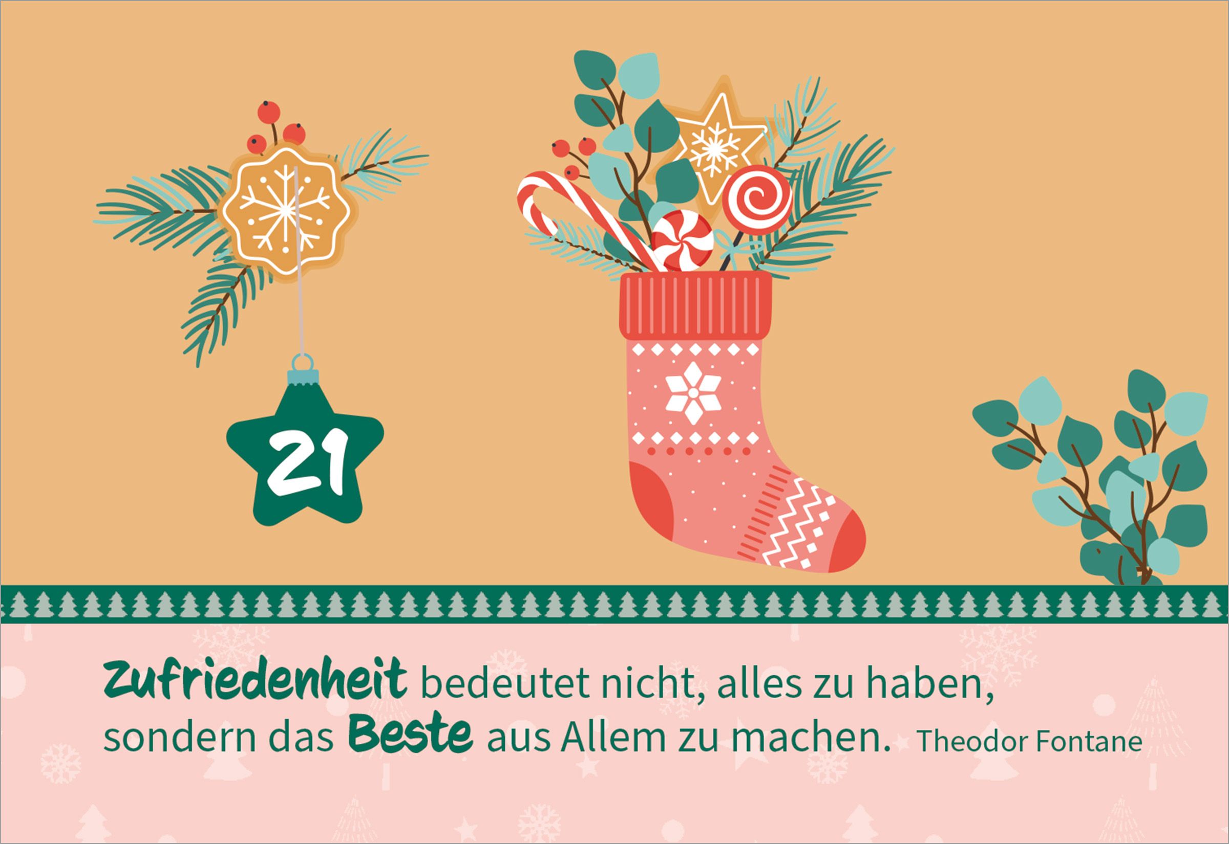 Adventskalender - Hosentaschenadventskalender 2026