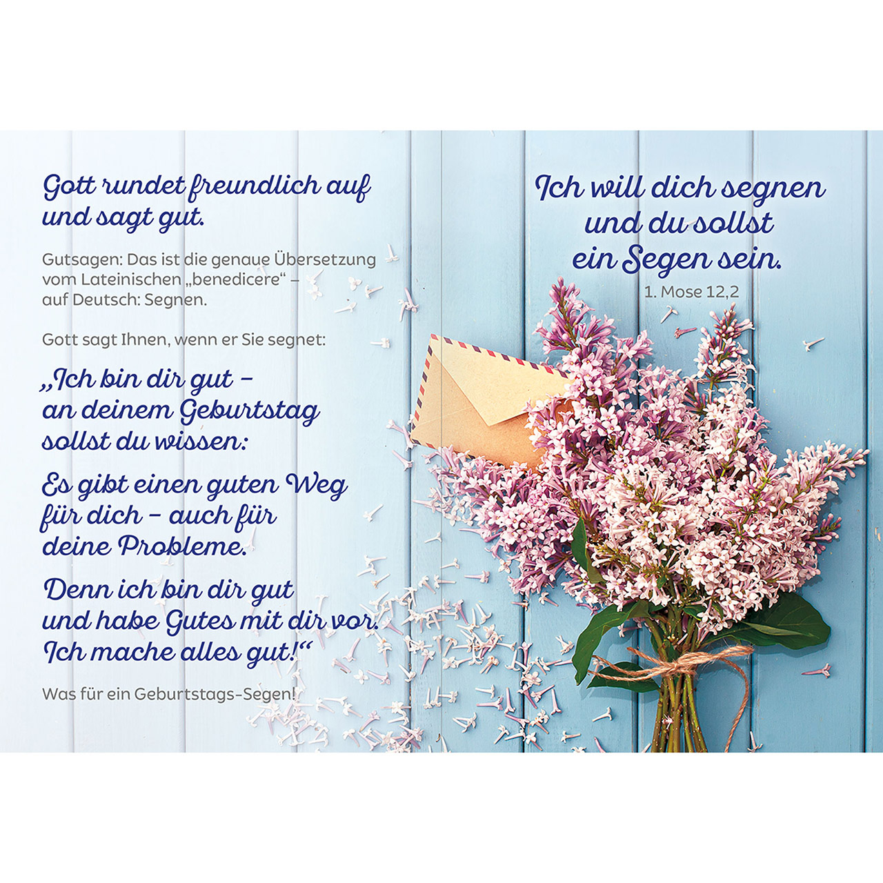 Grußheft - Segensgrüße zum Geburtstag - Rosen