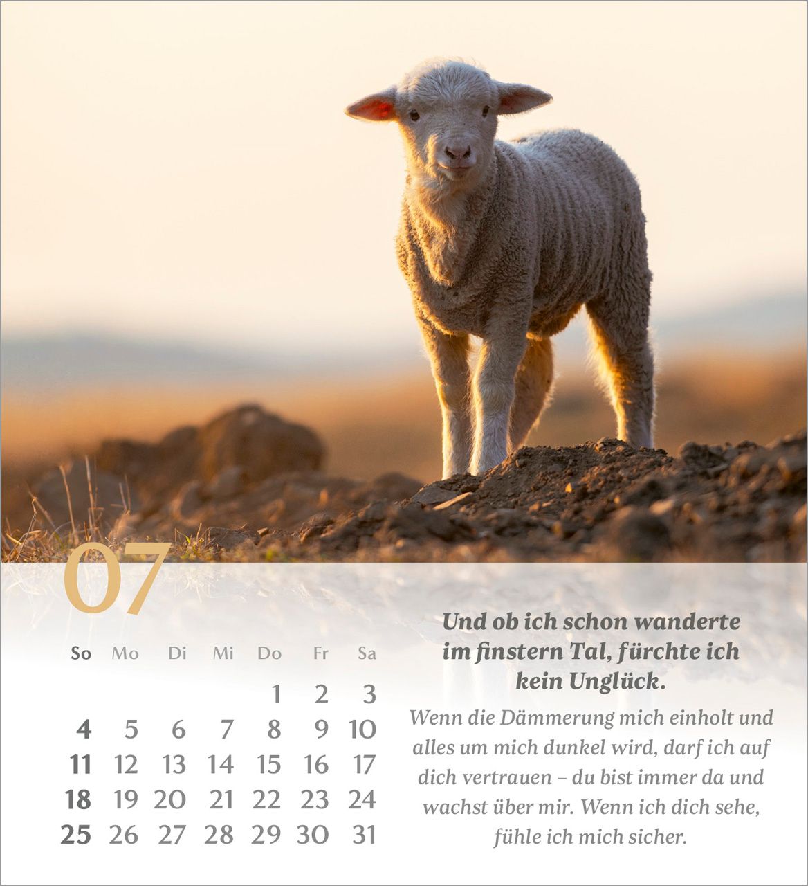 Tischkalender - Psalm 23 2027