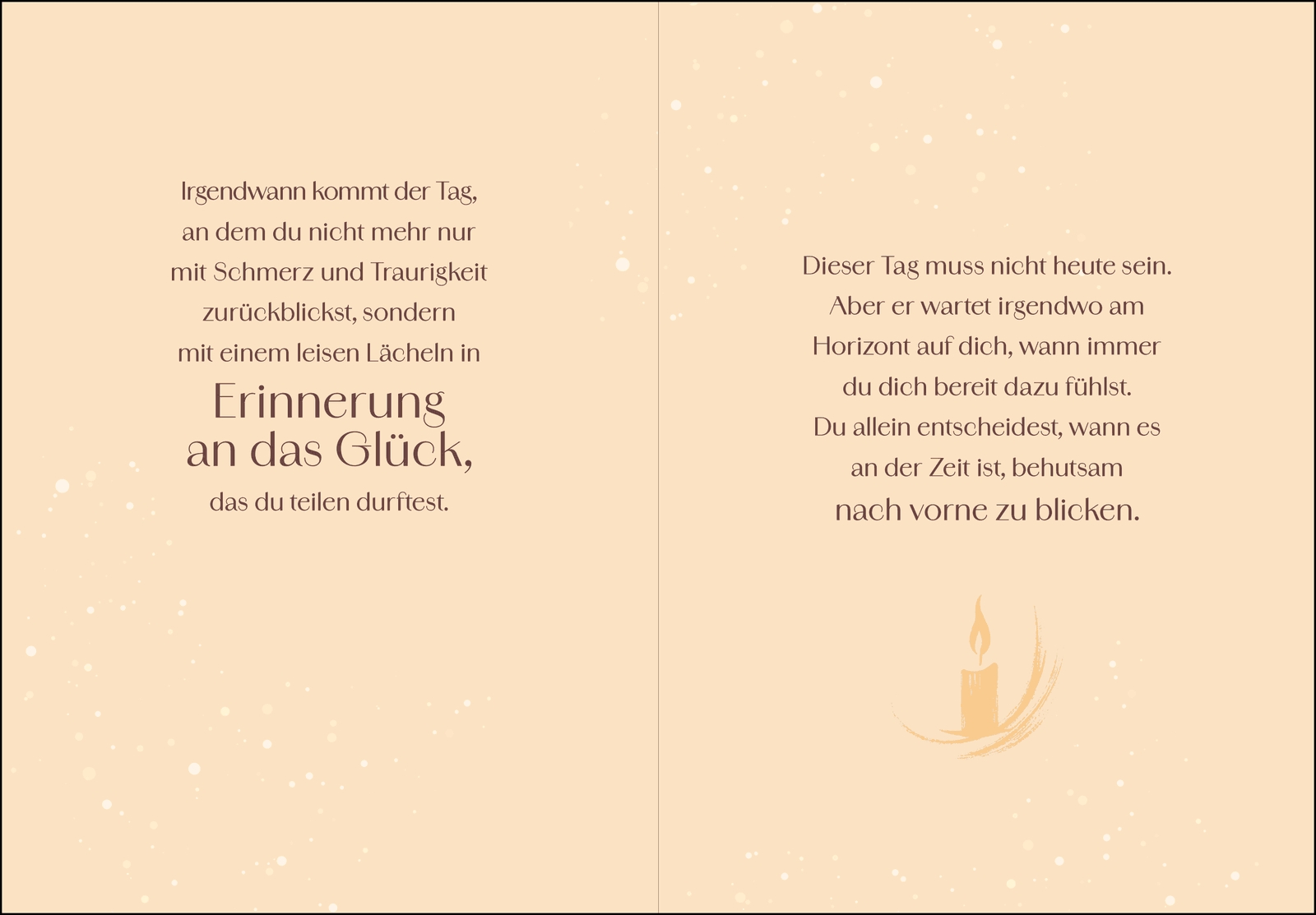 Geschenkbuch - Trauern ist immer ein Zeichen von Liebe