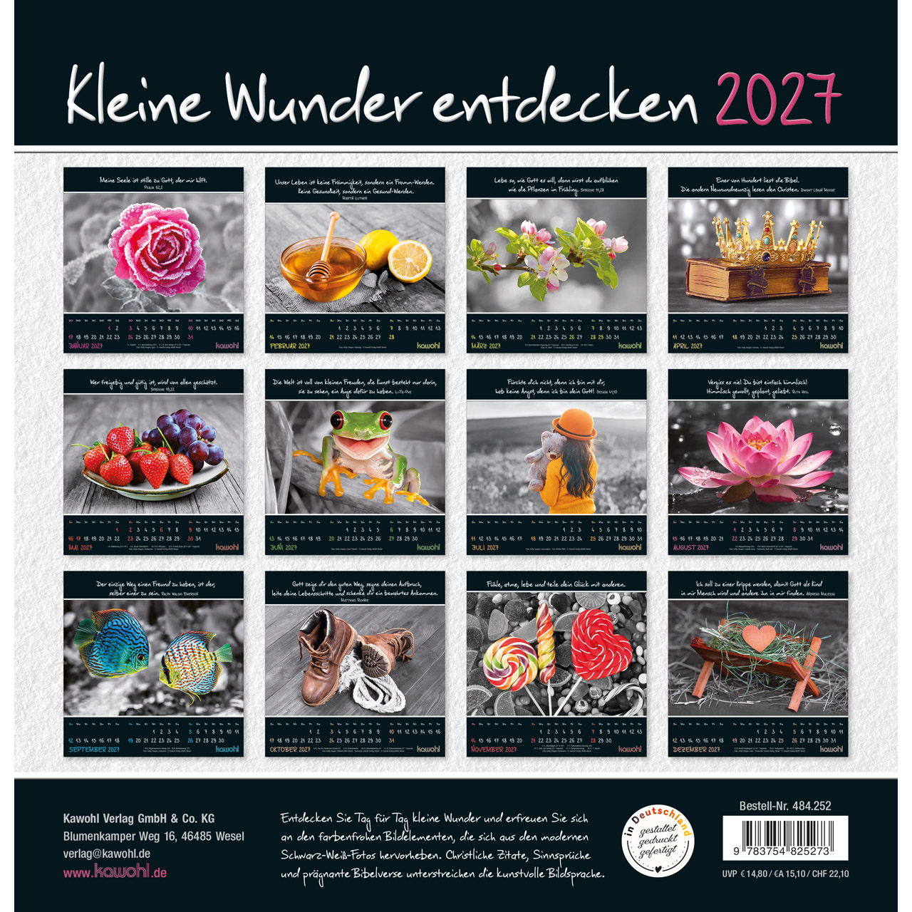 Wandkalender - Kleine Wunder entdecken 2027