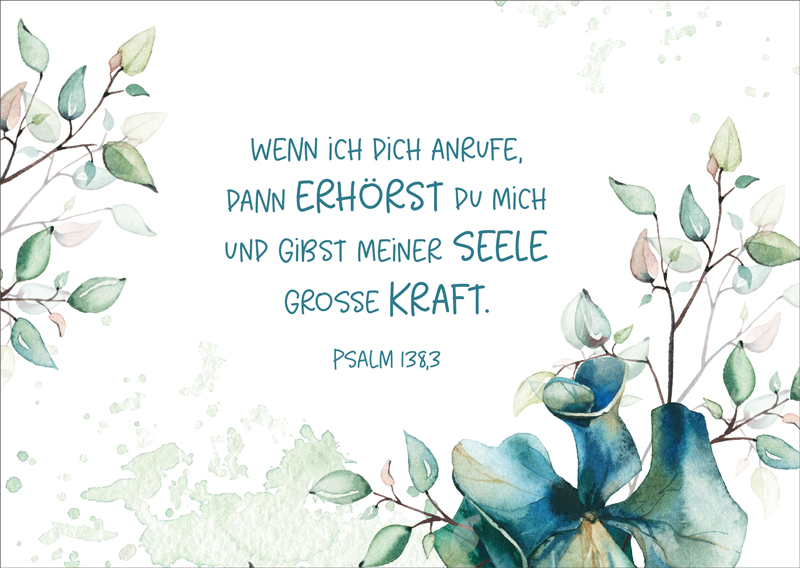 Karten-Box Papier - Postkartenbox "Von guten Mächten"