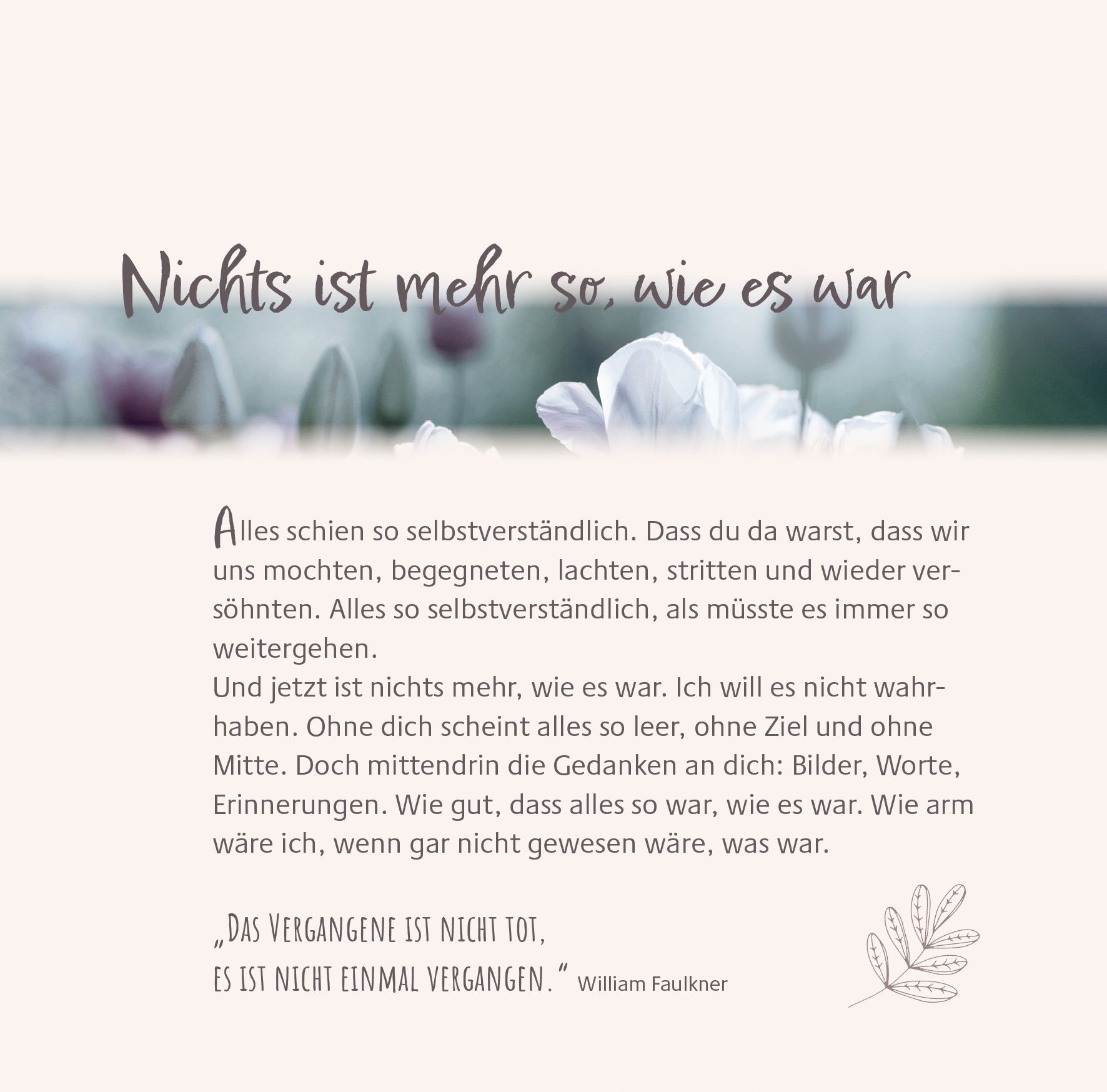 Aufstellbuch - Trauer und Trost