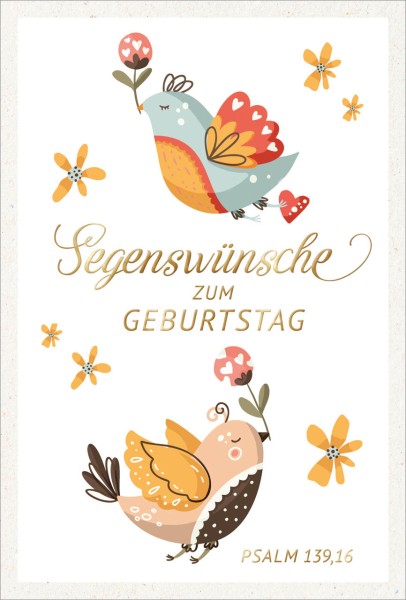 Faltkarte Geburtstag