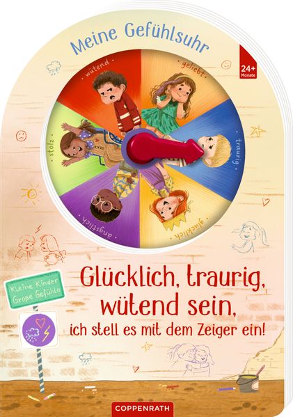Buch - Glücklich, traurig, wütend sein, ich stell es mit dem Zeiger ein!