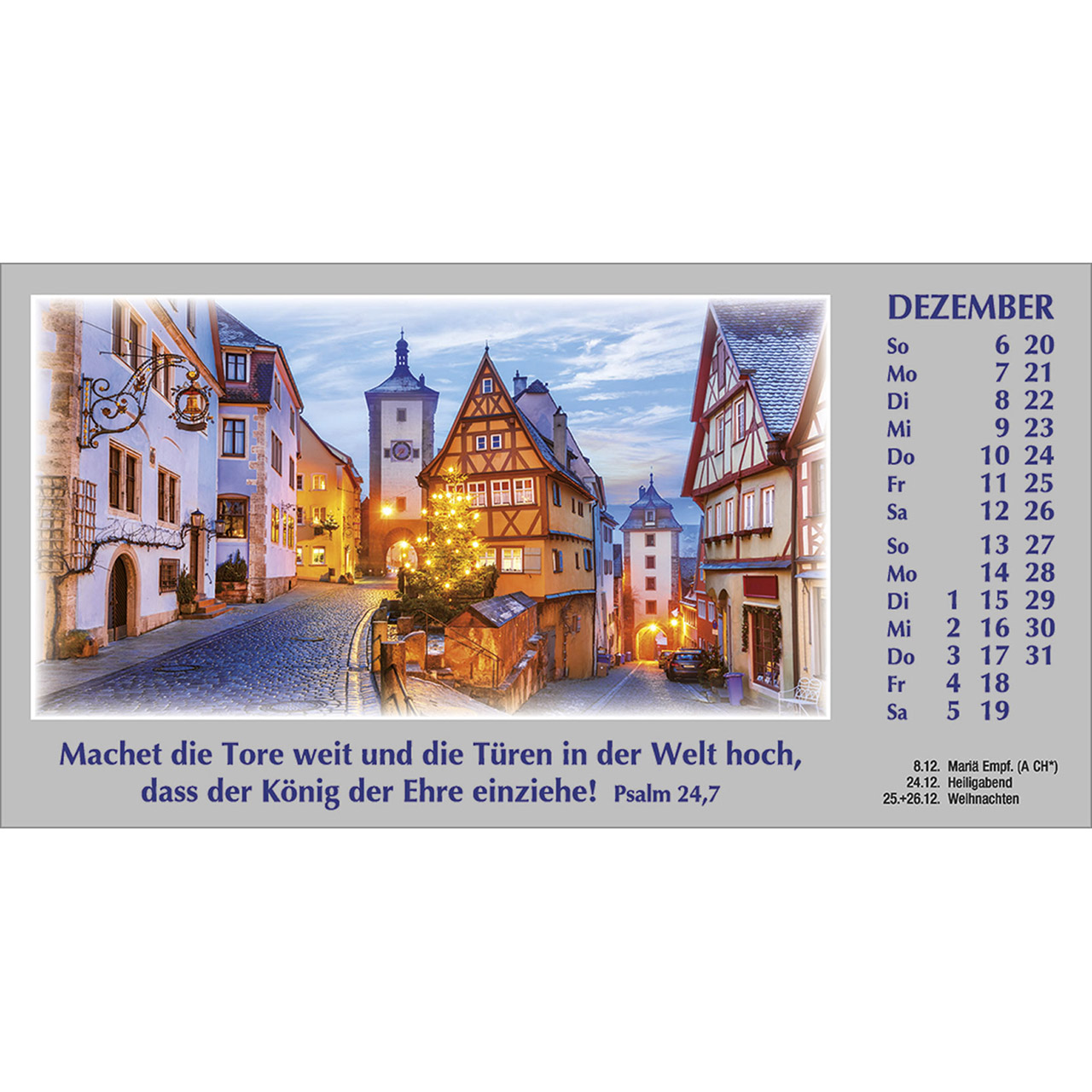 Autokalender - Wege zur Stille 2026