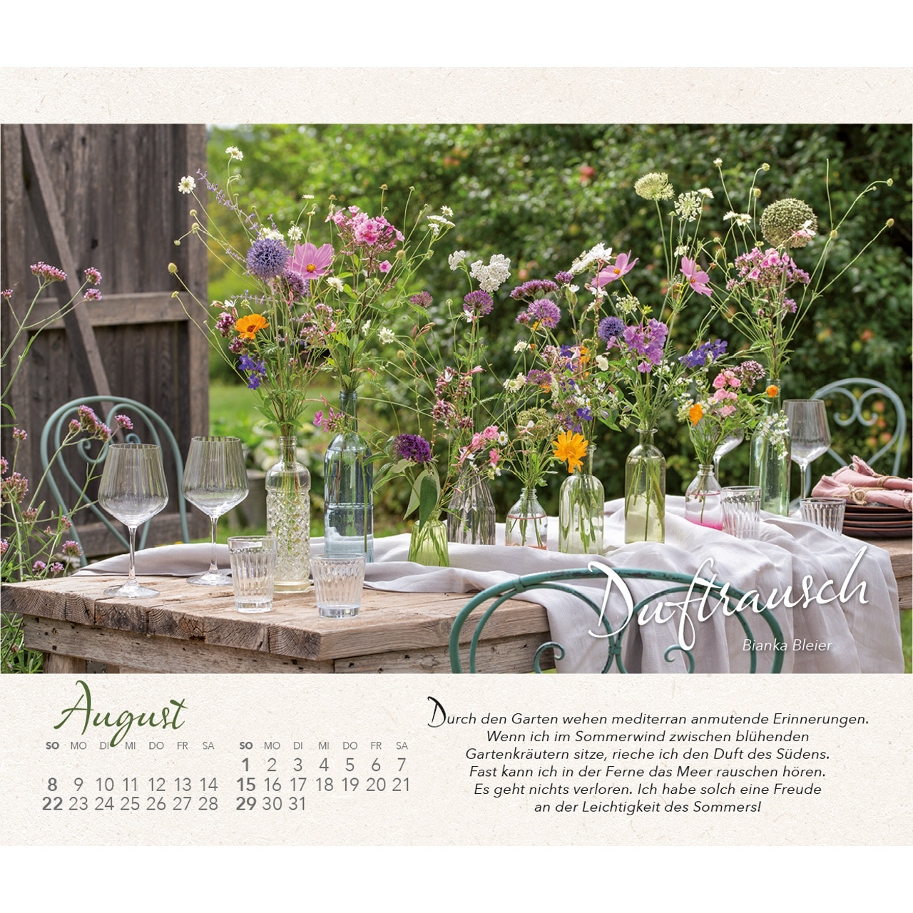 Postkartenkalender - Wo Himmel und Erde sich zart berühren 2027