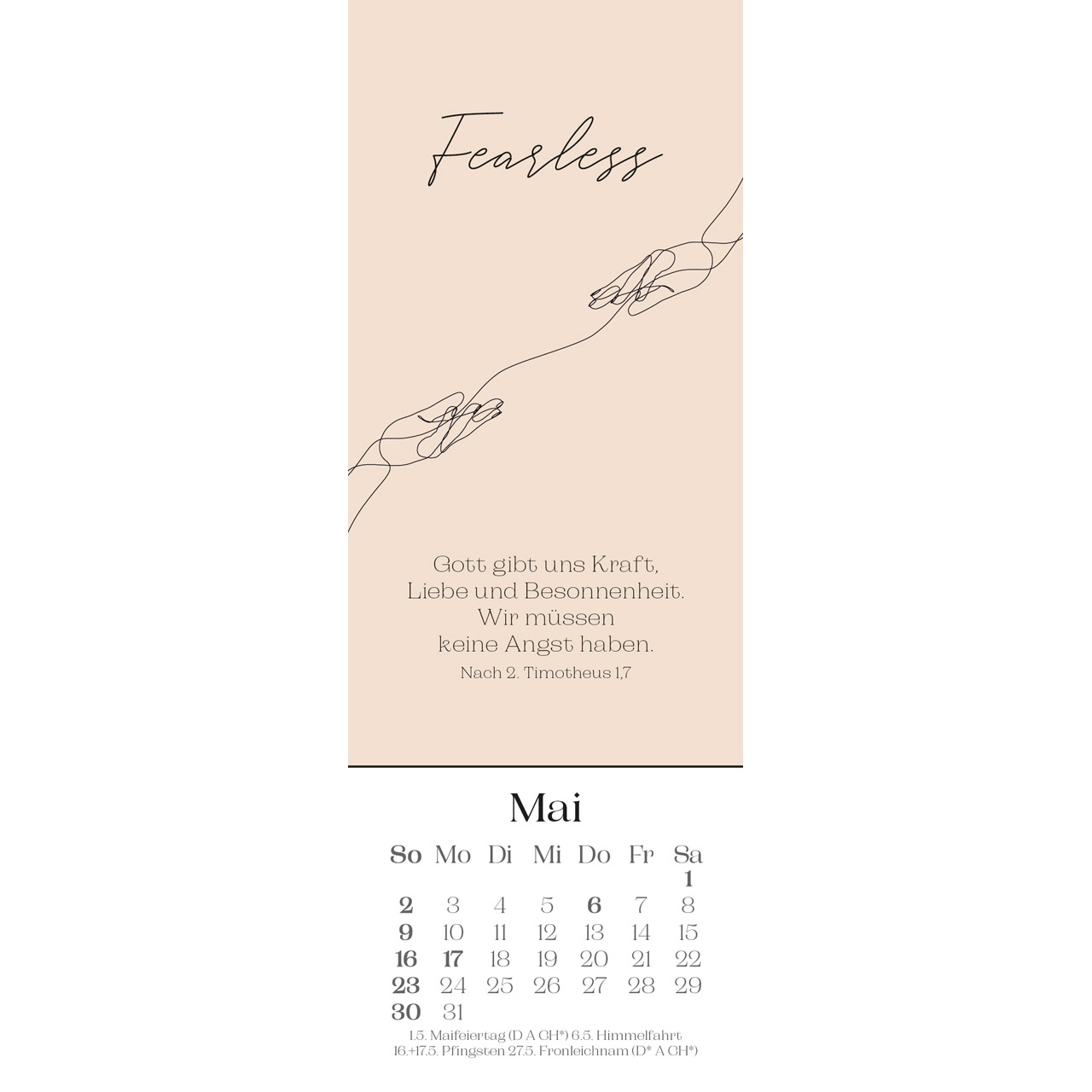Lesezeichenkalender - Wonderfully designed 2027