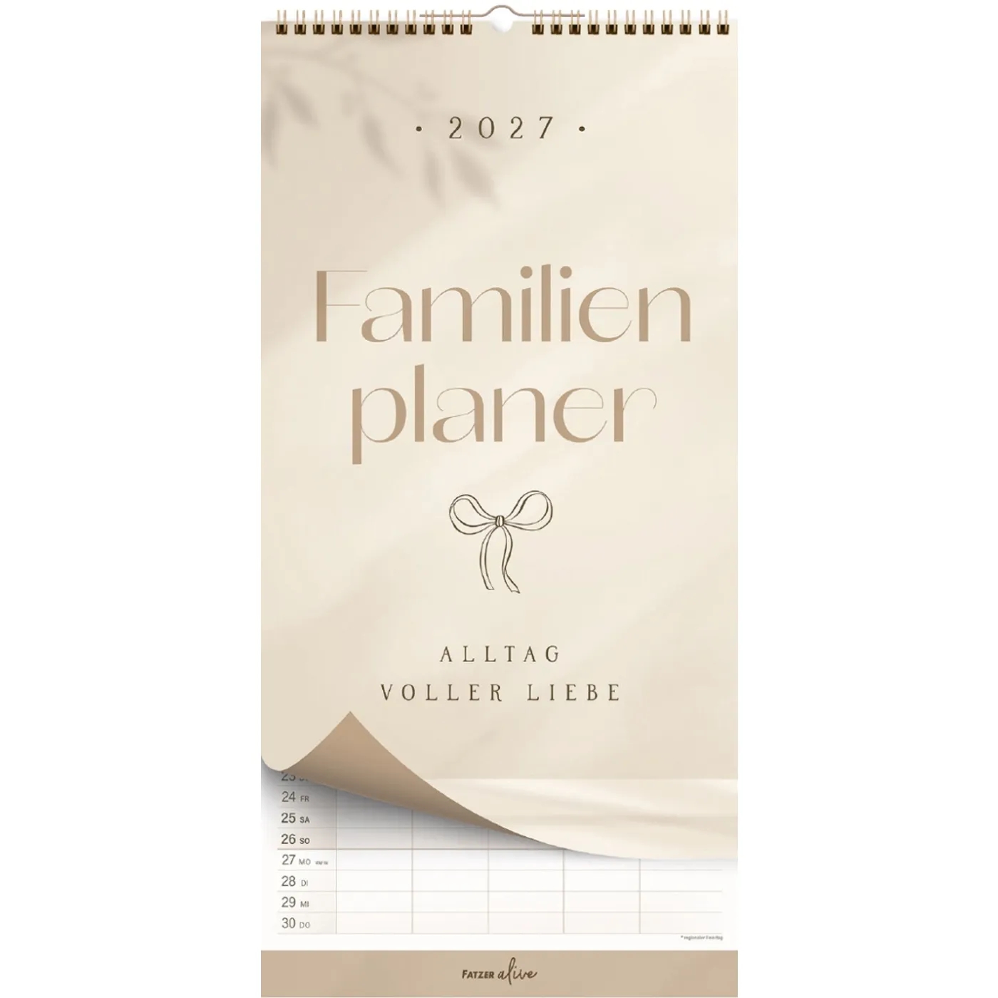 Terminkalender - Familienplaner 2027