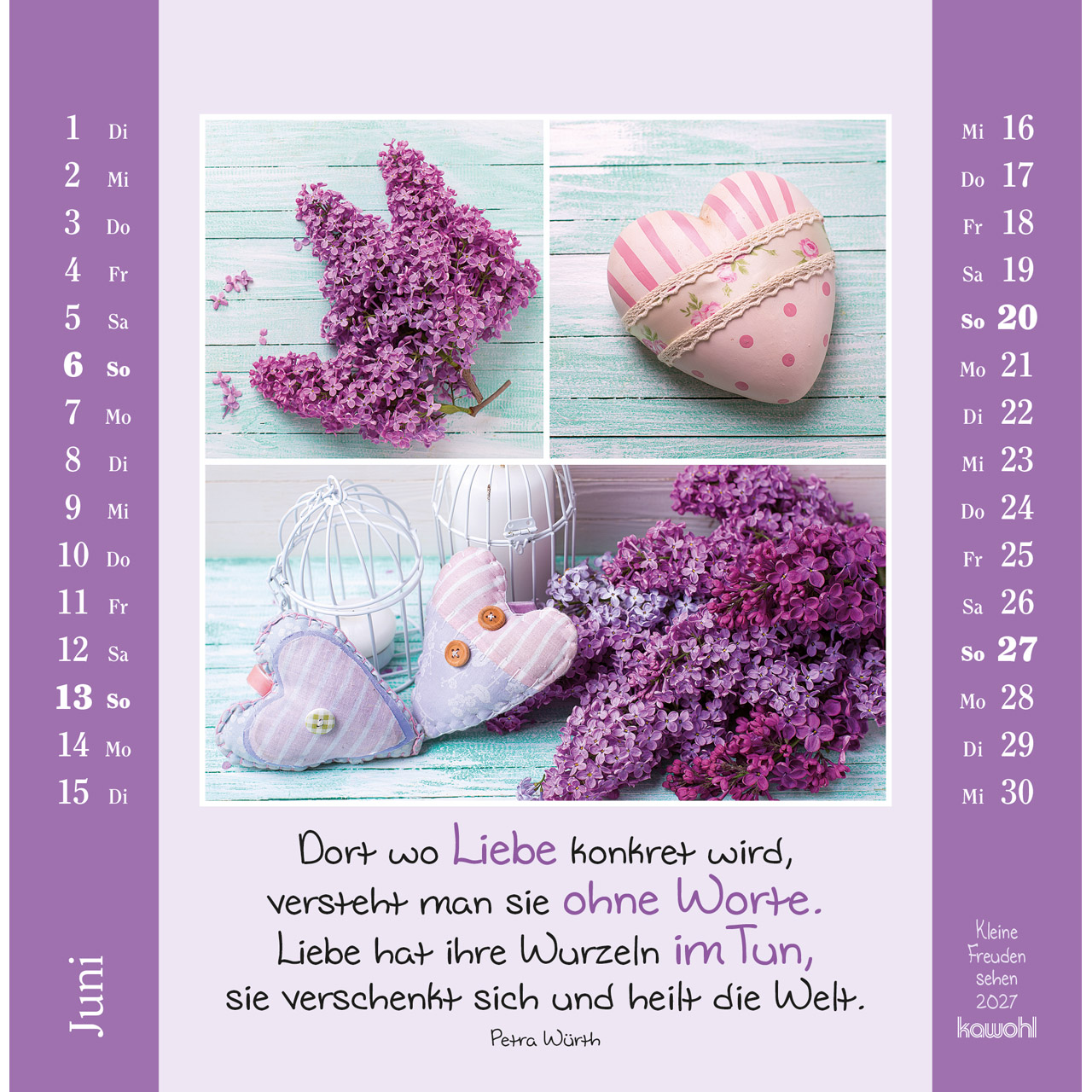Postkartenkalender - Kleine Freuden sehen 2027