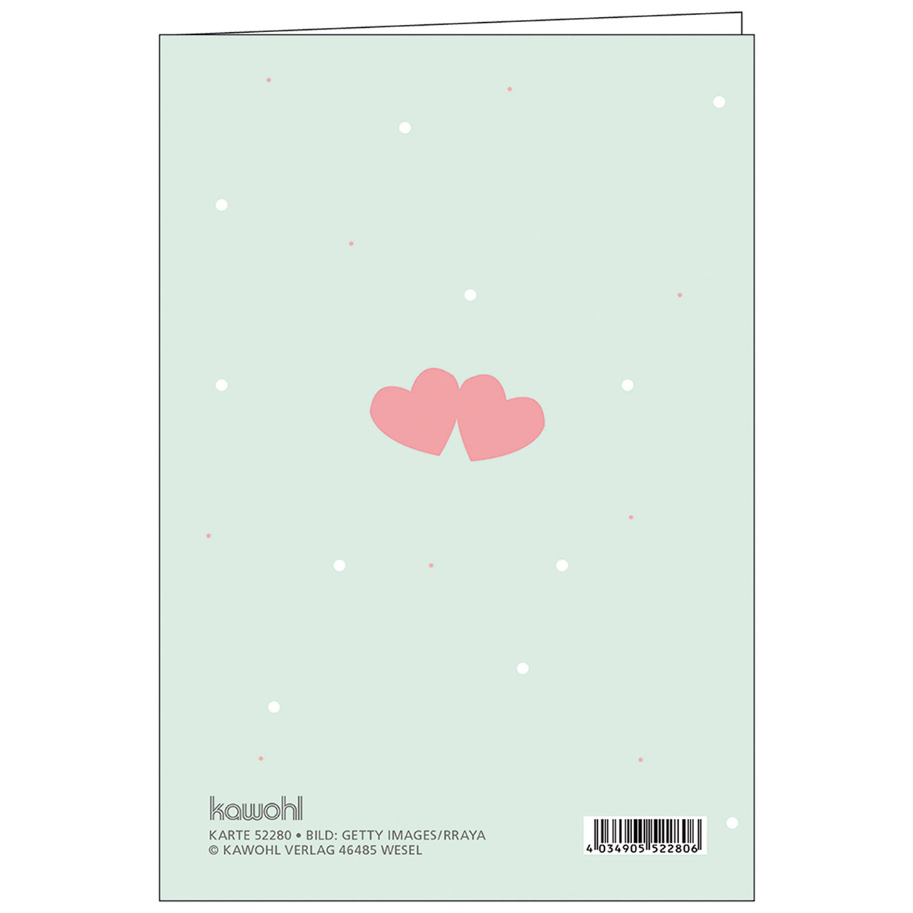 Faltkarte - Alles Liebe und Gottes Segen zur Hochzeit! - Illustration Auto Geschenke Herzen