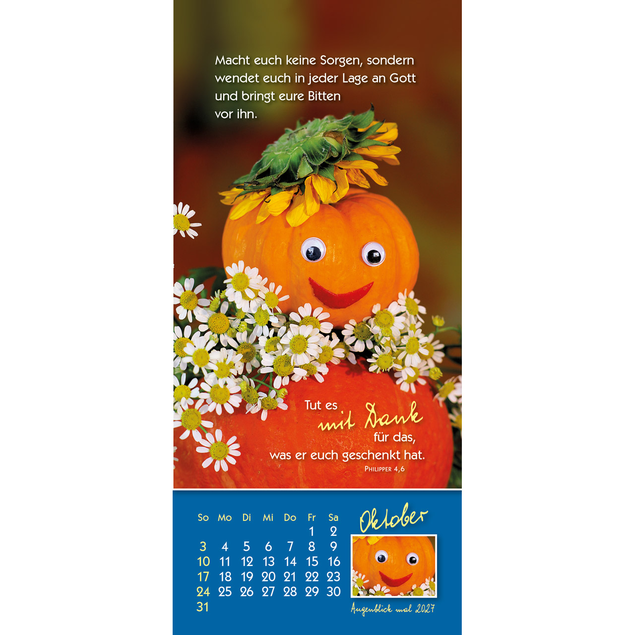 Aufstellkalender - Augenblick mal 2027